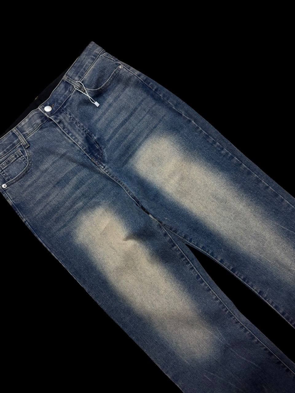 Other FLARE 90s Style Japanese Mudwash Punk Bootcut Denim Jeans Size US 30 / EU 46 - 6 Thumbnail