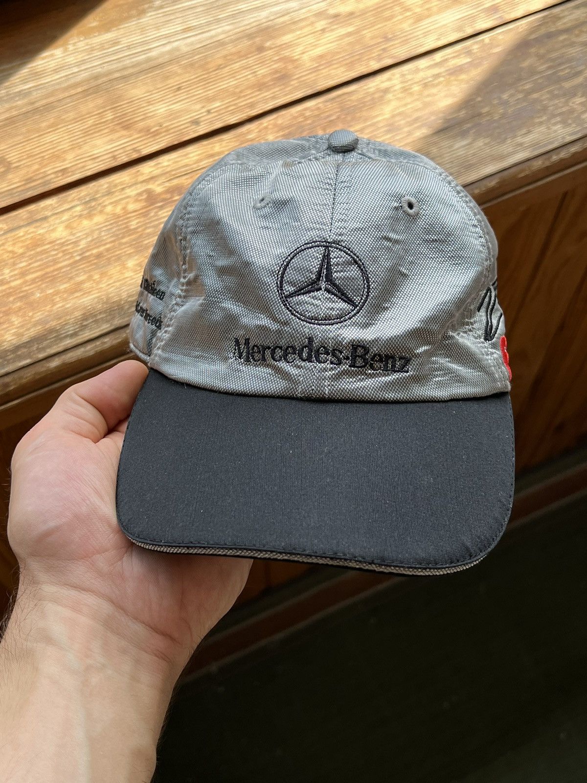 Mercedes-Benz Mercedes Benz vintage silver cap Size ONE SIZE - 4 Thumbnail