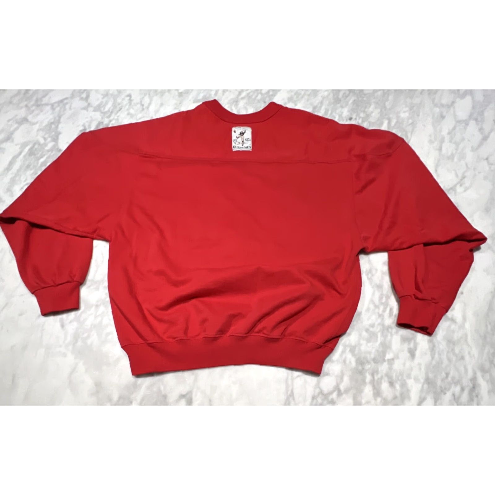 Guess VINTAGE GUESS Men Sweatshirt Crewneck Pullover Long Sleeve Men’s Medium Red Logo US Made Autumn Winter Fall Summer Spring Size US M / EU 48-50 / 2 - 4 Thumbnail