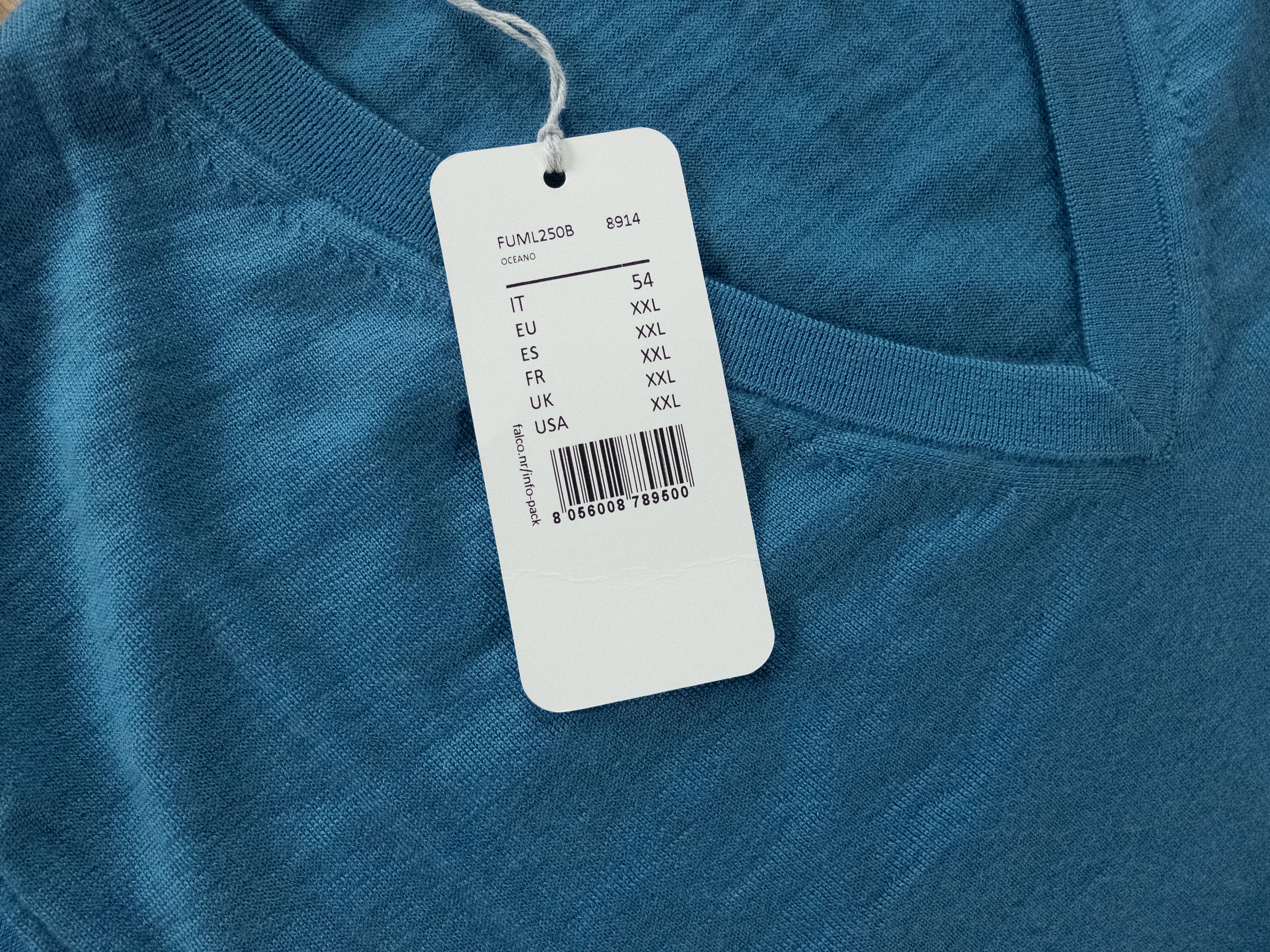 Other FALCONERI blue cashmere v-neck sweater XXL Size US XXL / EU 58 / 5 - 3 Thumbnail
