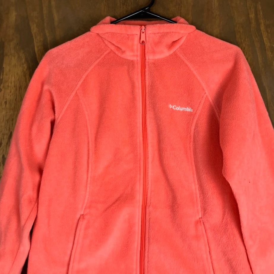 Vintage Columbia Womens Jacket Coral Fleece Full Zip Long Sleeve Pockets M Size M / US 6-8 / IT 42-44 - 2 Thumbnail