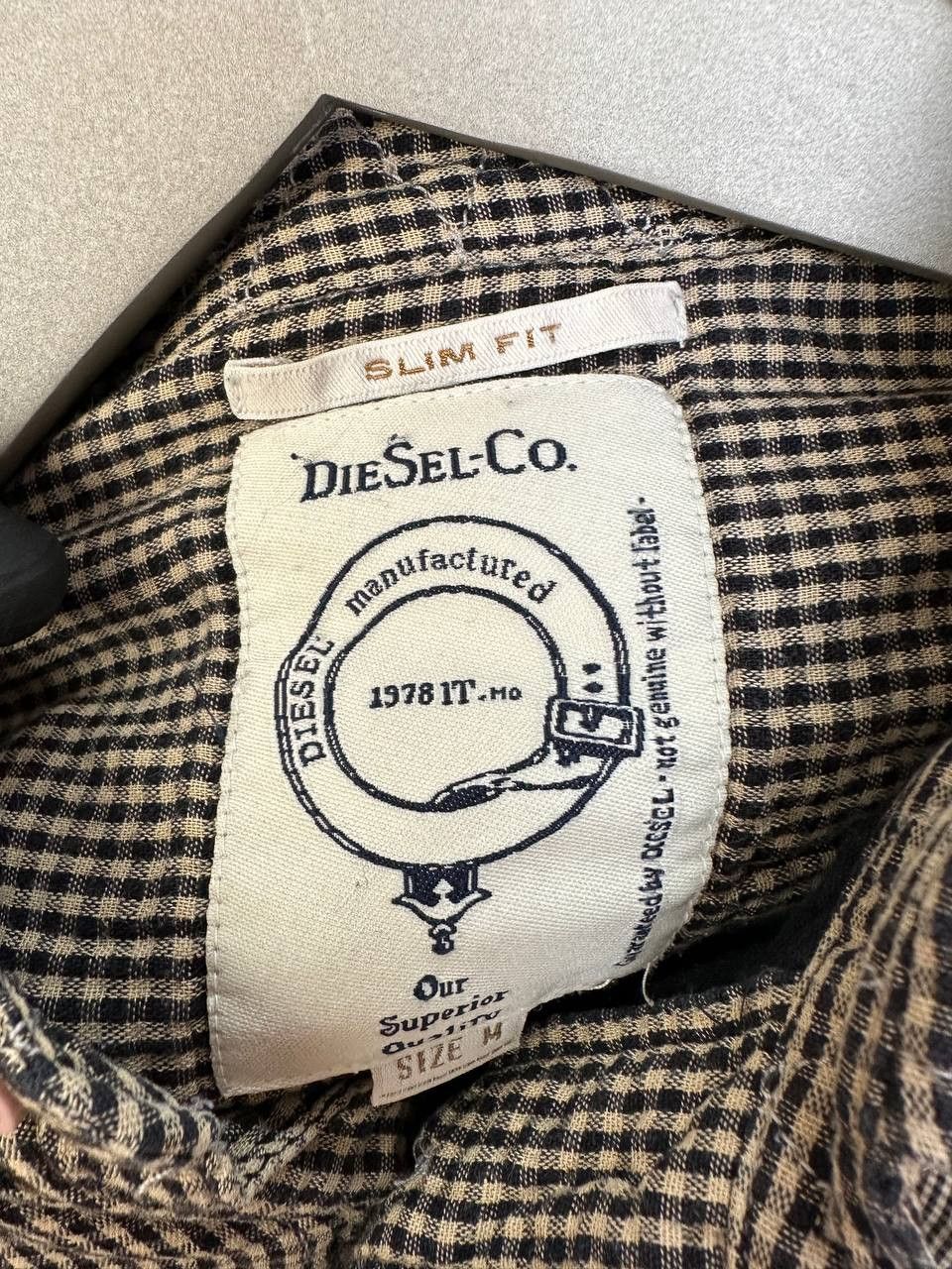 Diesel Diesel Co. Western Work Shirt Plaid Vintage Style Slim Fit Size US M / EU 48-50 / 2 - 13 Thumbnail