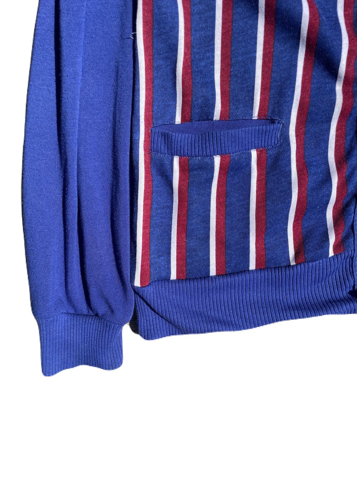 If Six Was Nine 2000s Japanese archive Vkei Patch Stripe Cardigan Gyaruo Size US S / EU 44-46 / 1 - 6 Thumbnail
