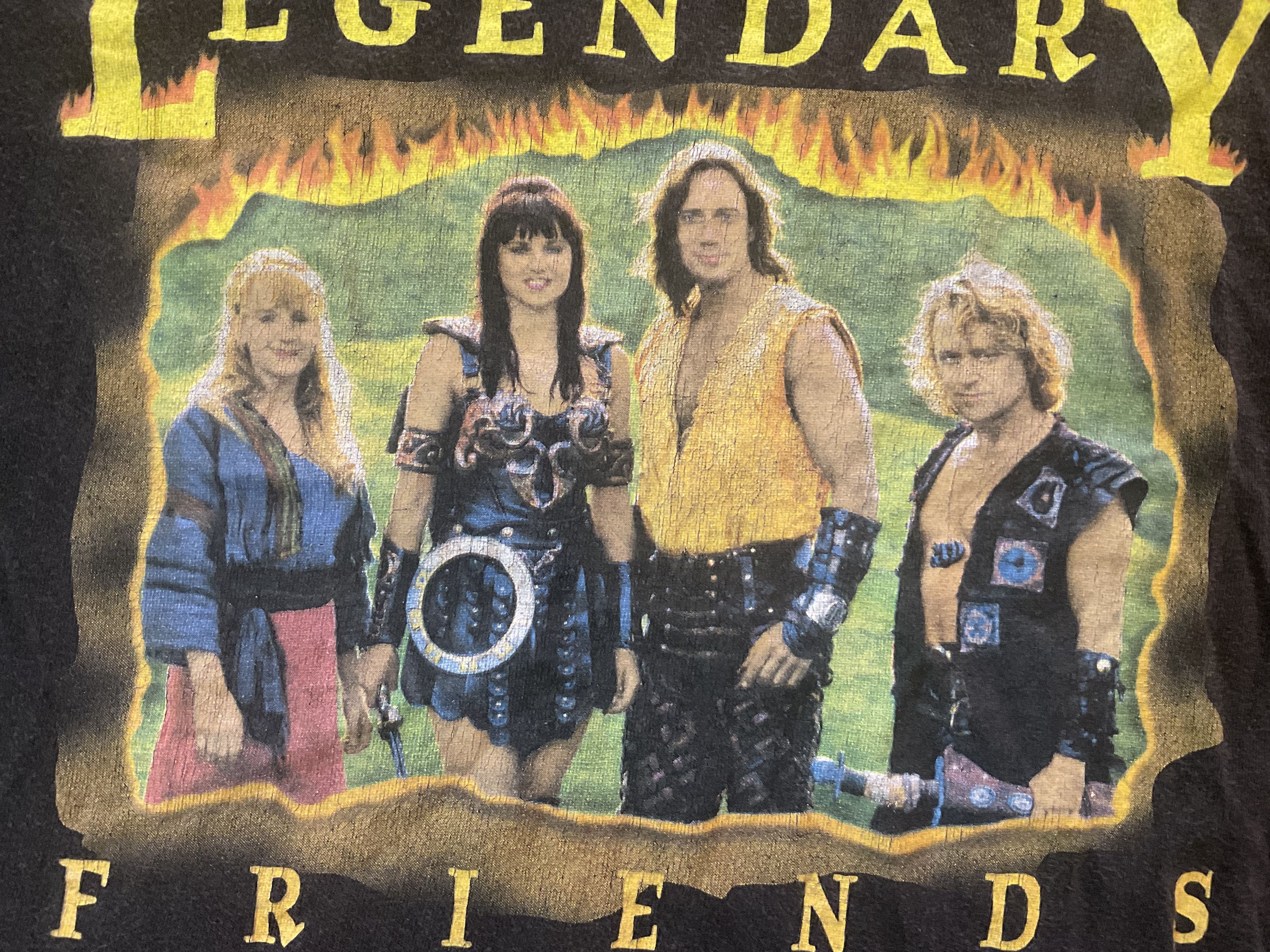 Vintage Vintage 1997 Hercules & Xena Friends TV Promo T-Shirt Size US L / EU 52-54 / 3 - 4 Thumbnail