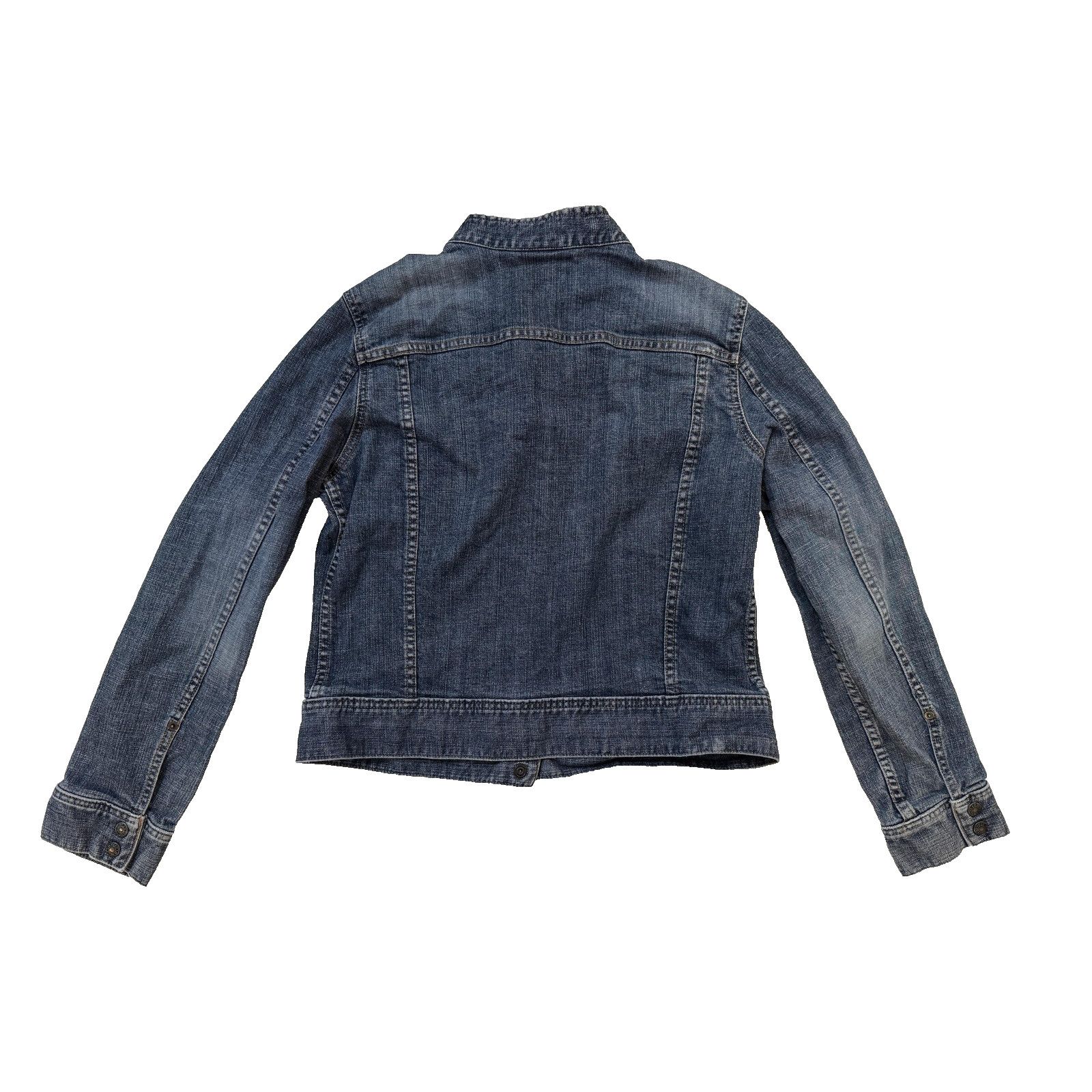 Caterpillar Vintage CAT Denim Jacket Womens XL Snap Front Workwear Y2K Size XL / US 12-14 / IT 48-50 - 10 Thumbnail