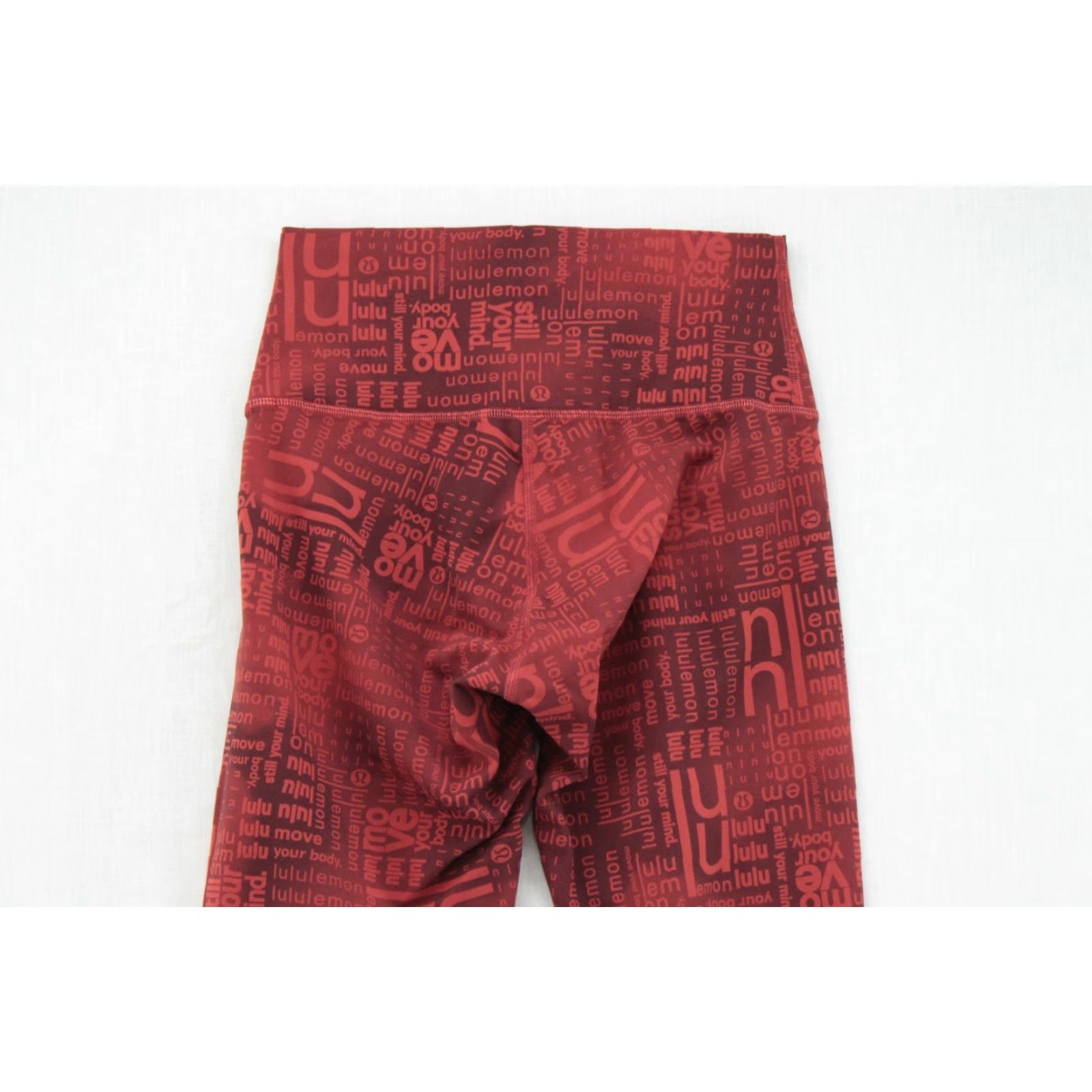 Lululemon Lululemon Wunder Train Legging Size 6 HR Tight Crop Red Logo Contour Fit GYM Womens Athleisure Logo 90s? Size 28" / US 6 / IT 42 - 5 Thumbnail