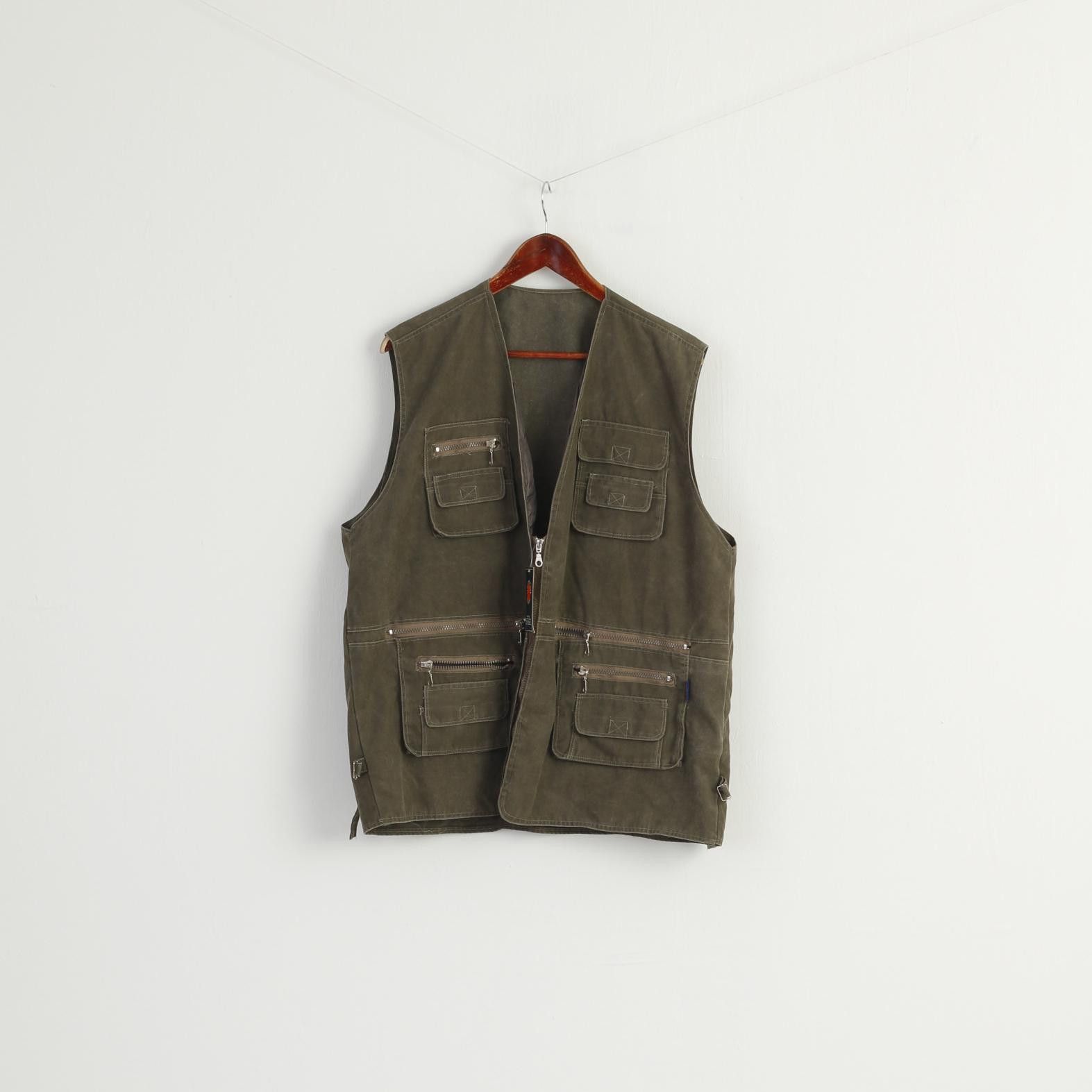 Other New Shifeng Brand Men L Waistcoat Khaki Fishing 8840 Size US L / EU 52-54 / 3 - 1 Thumbnail