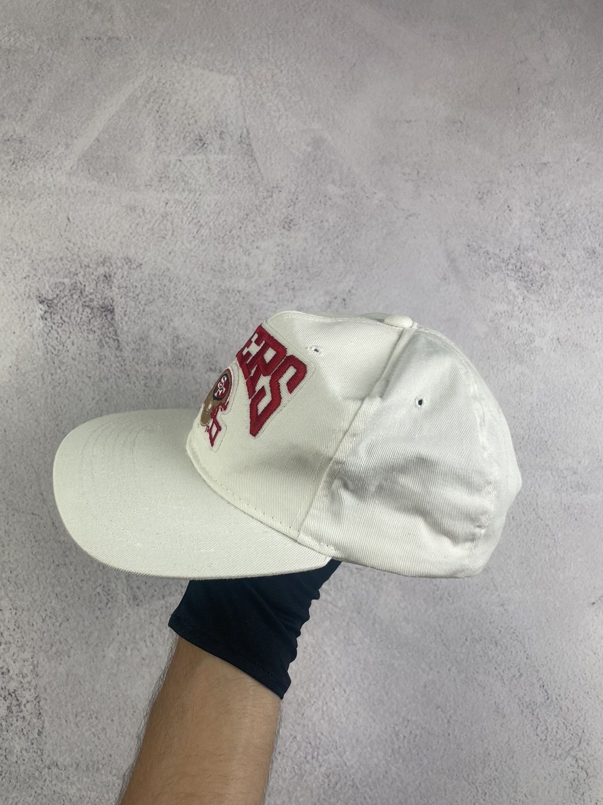 New Era Vintage San Francisco 49ers Cap NFL Football 90s White Red Size ONE SIZE - 4 Thumbnail