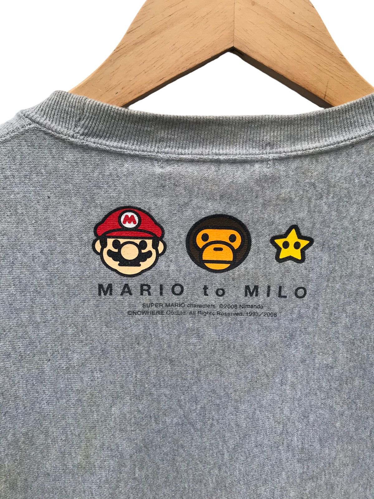 Bape Bape x Mario Baby Milo Crewneck Size US S / EU 44-46 / 1 - 13 Thumbnail