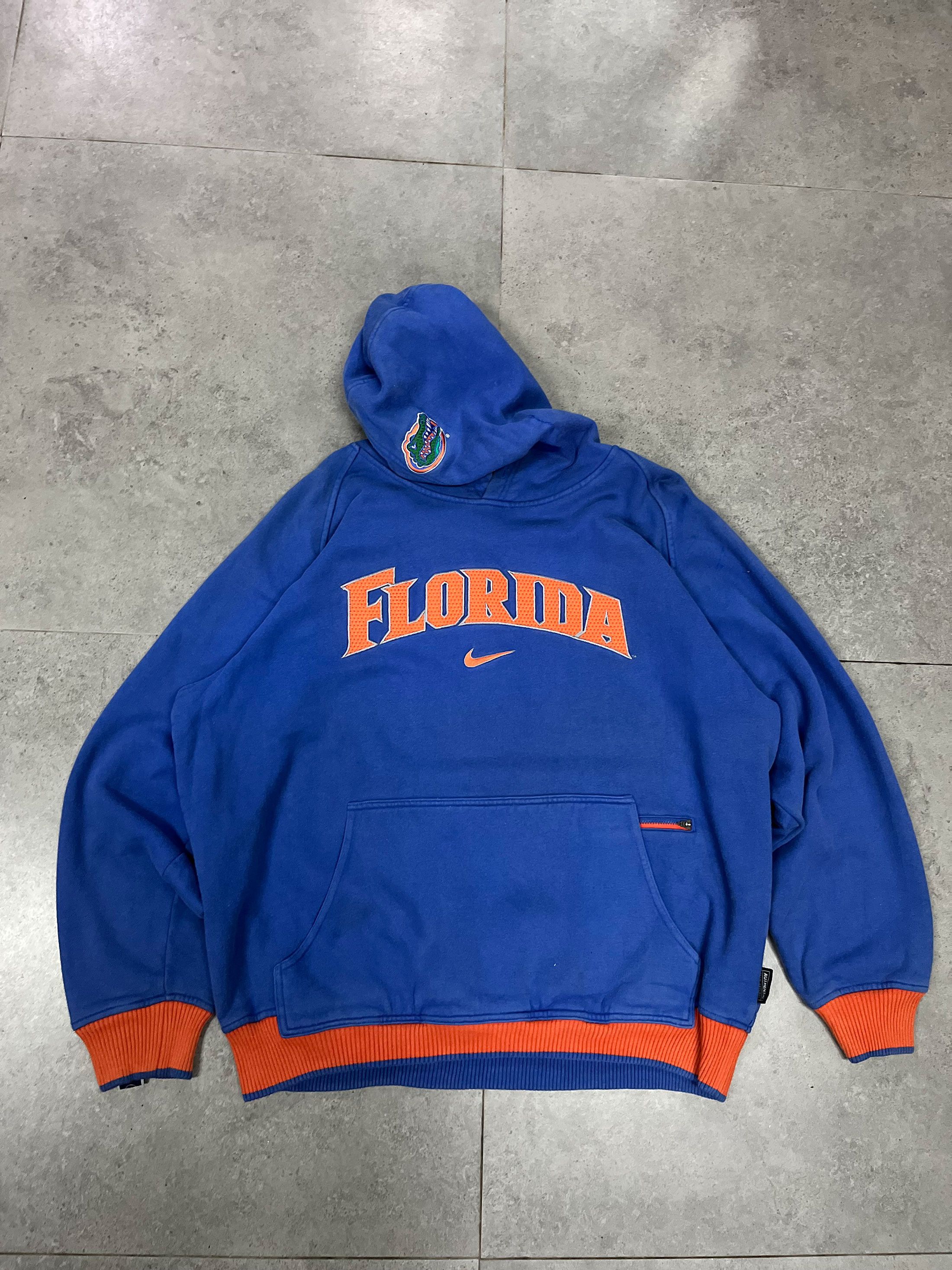 Nike × Sports Specialties Vintage NIke Team Florida Gators Hooded Sweatshirt Sweater Size US L / EU 52-54 / 3 - 1 Thumbnail
