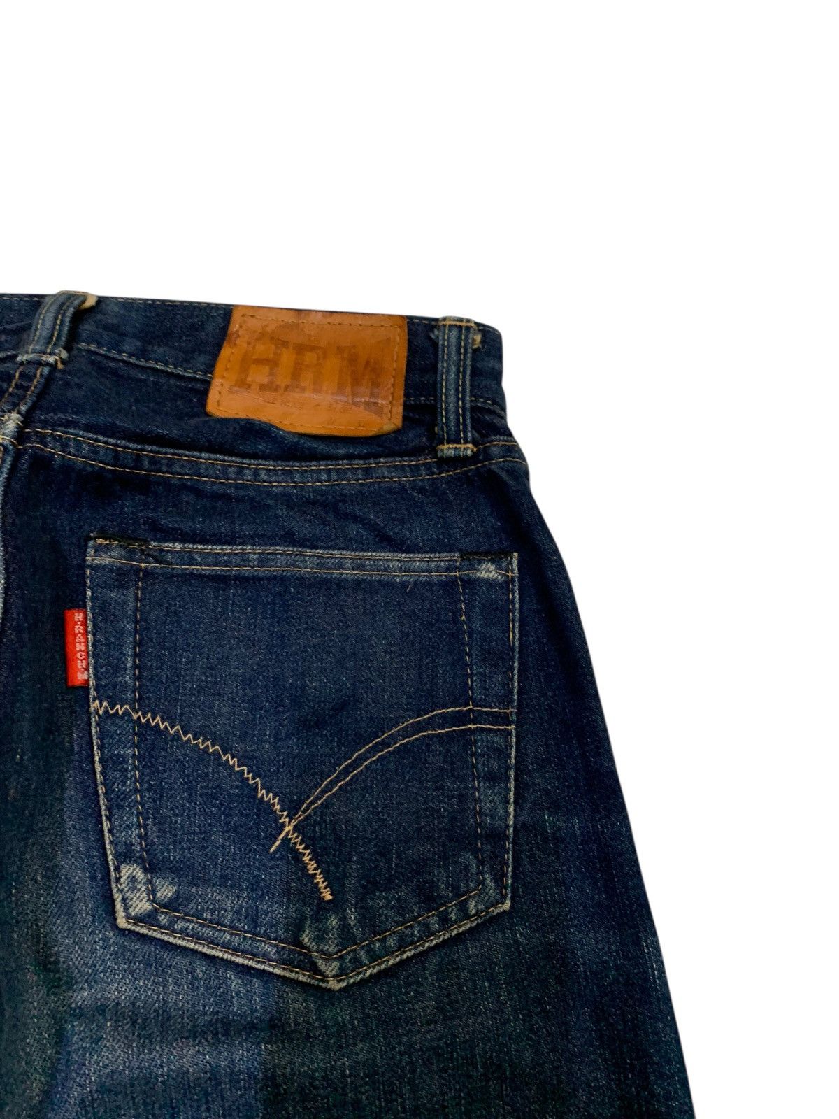 Kapital Vintage Hr Market Selvedge Button fly Faded Distressed Denim Size US 27 - 14 Thumbnail