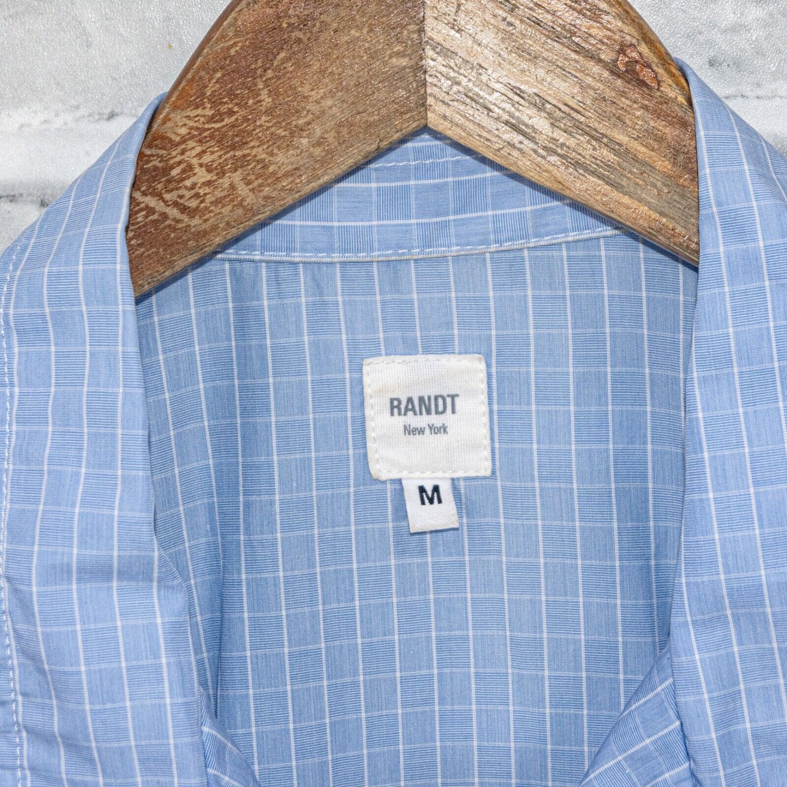 Rough & Tumble Rough & Tumble Long Shirt in Blue Graph Check Button up Size US M / EU 48-50 / 2 - 5 Thumbnail