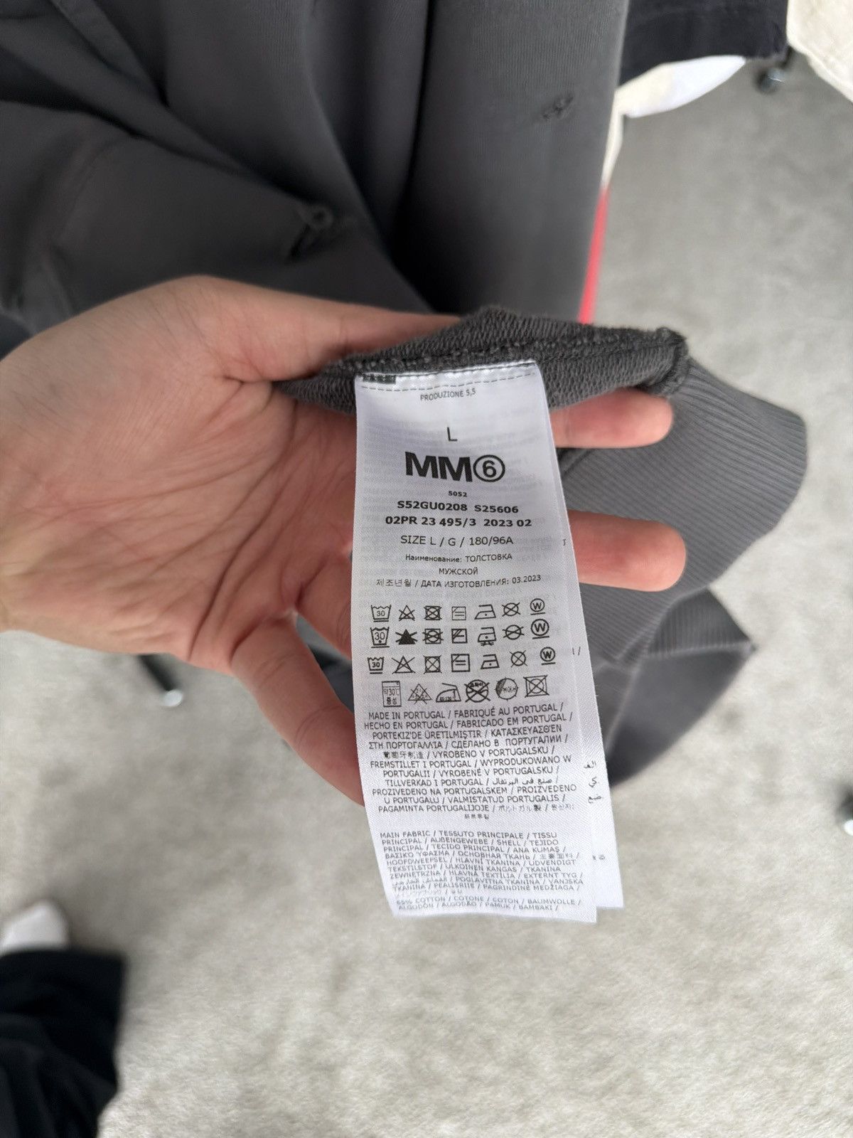 Maison Margiela Maison Margiela Numbers Hoodie Size US XL / EU 56 / 4 - 8 Thumbnail