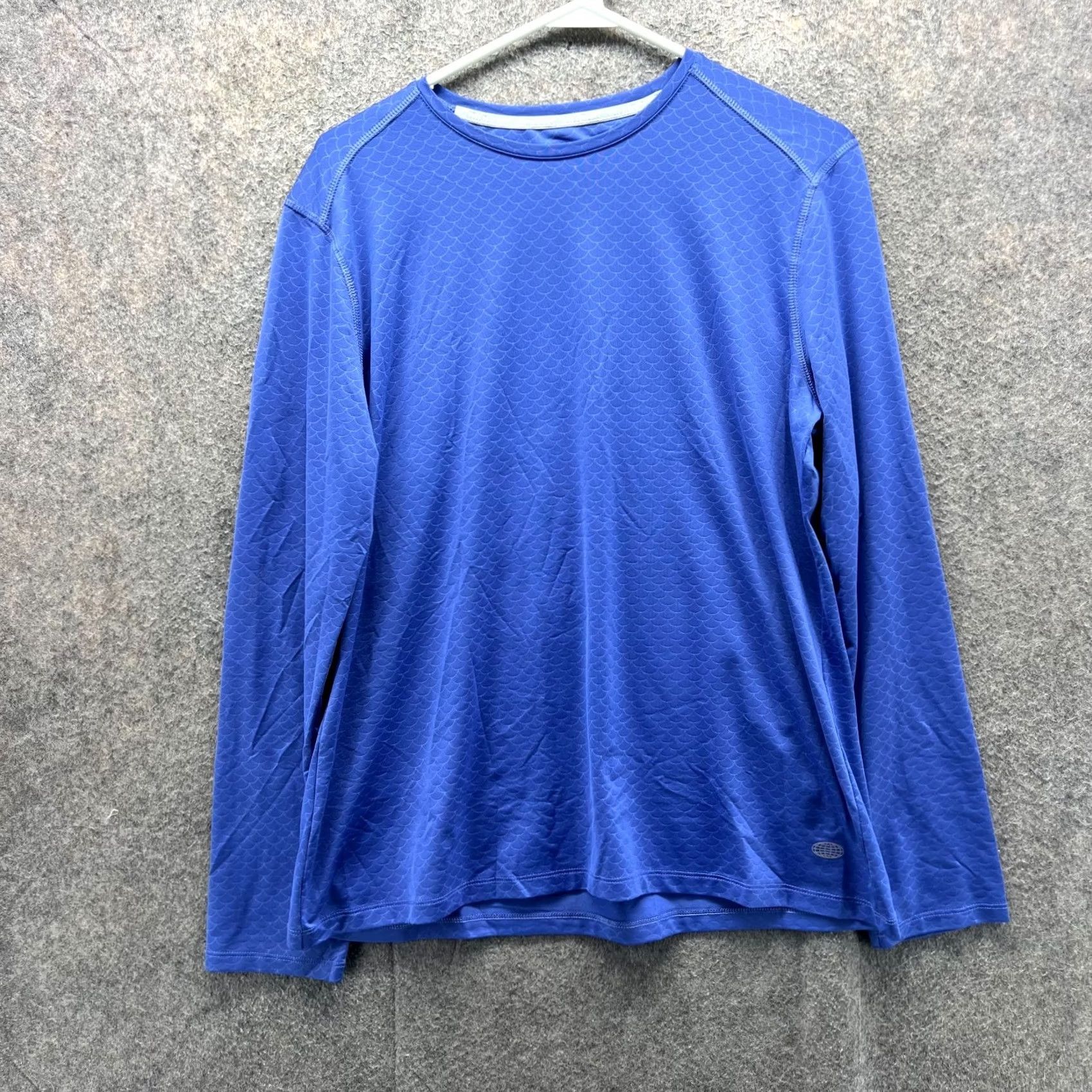 Vintage VINTAGE Reel Legends Shirt Men L Blue KEEP IT COOL Performance Rash Guard UPF Long Sleeve Crew Neck Logo Size US L / EU 52-54 / 3 - 2 Thumbnail