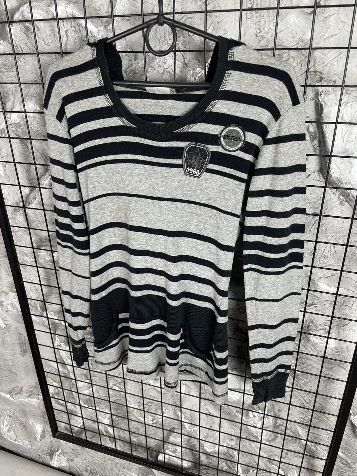 Beauty Beast Vintage Punk Emo Y2K Striped Hoodie Hysteric Glamour Style Size US S / EU 44-46 / 1 - 5 Thumbnail