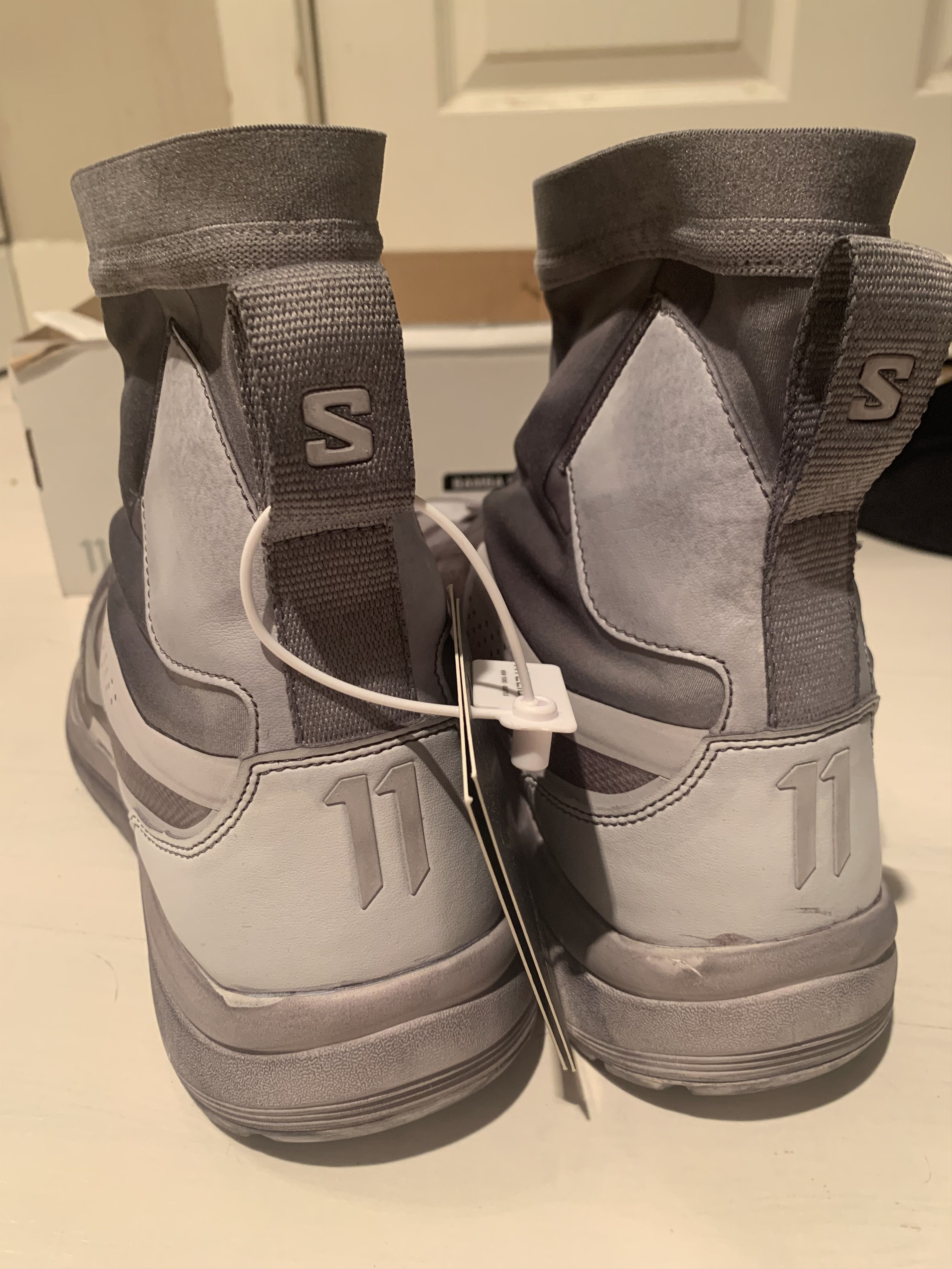 11 By Boris Bidjan Saberi × Salomon Salomon x 11bybbs Bamba 2 Object Dyed Light Gray Size US 10.5 / EU 43-44 - 5 Thumbnail