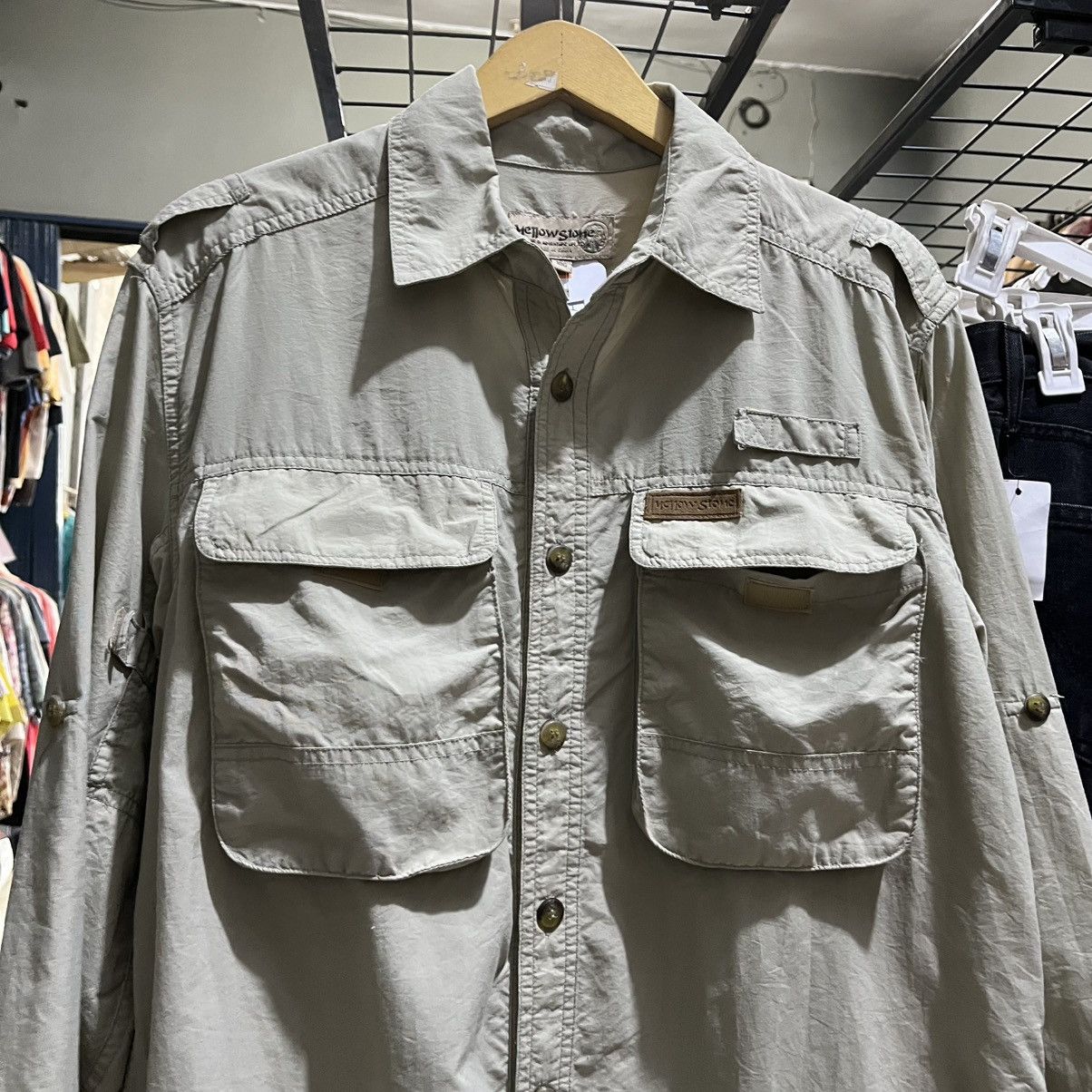 Issey Miyake Yellowstone Outdoor Safari Shirt Size: L Size US L / EU 52-54 / 3 - 2 Thumbnail