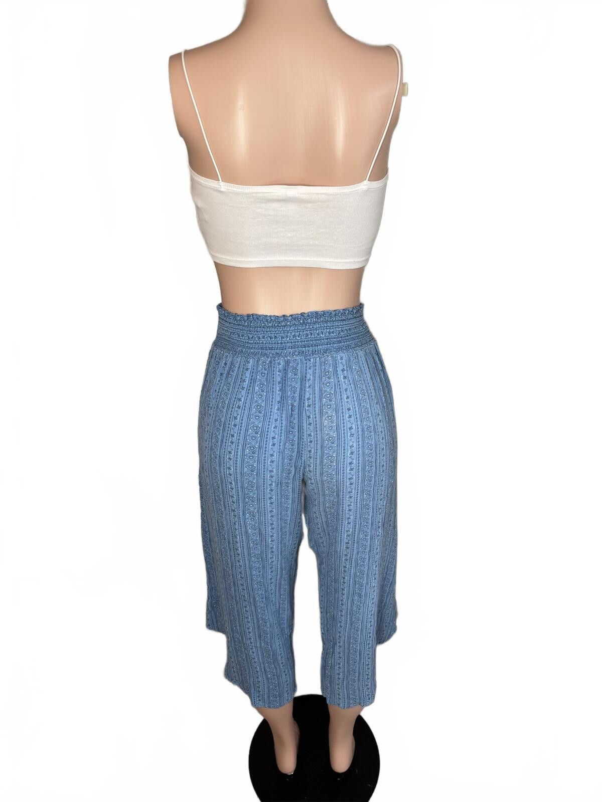 Other Kingston Grey Boho Hippie Wide Leg Cropped Pants. XL. Size 40" / US 18 - 6 Thumbnail