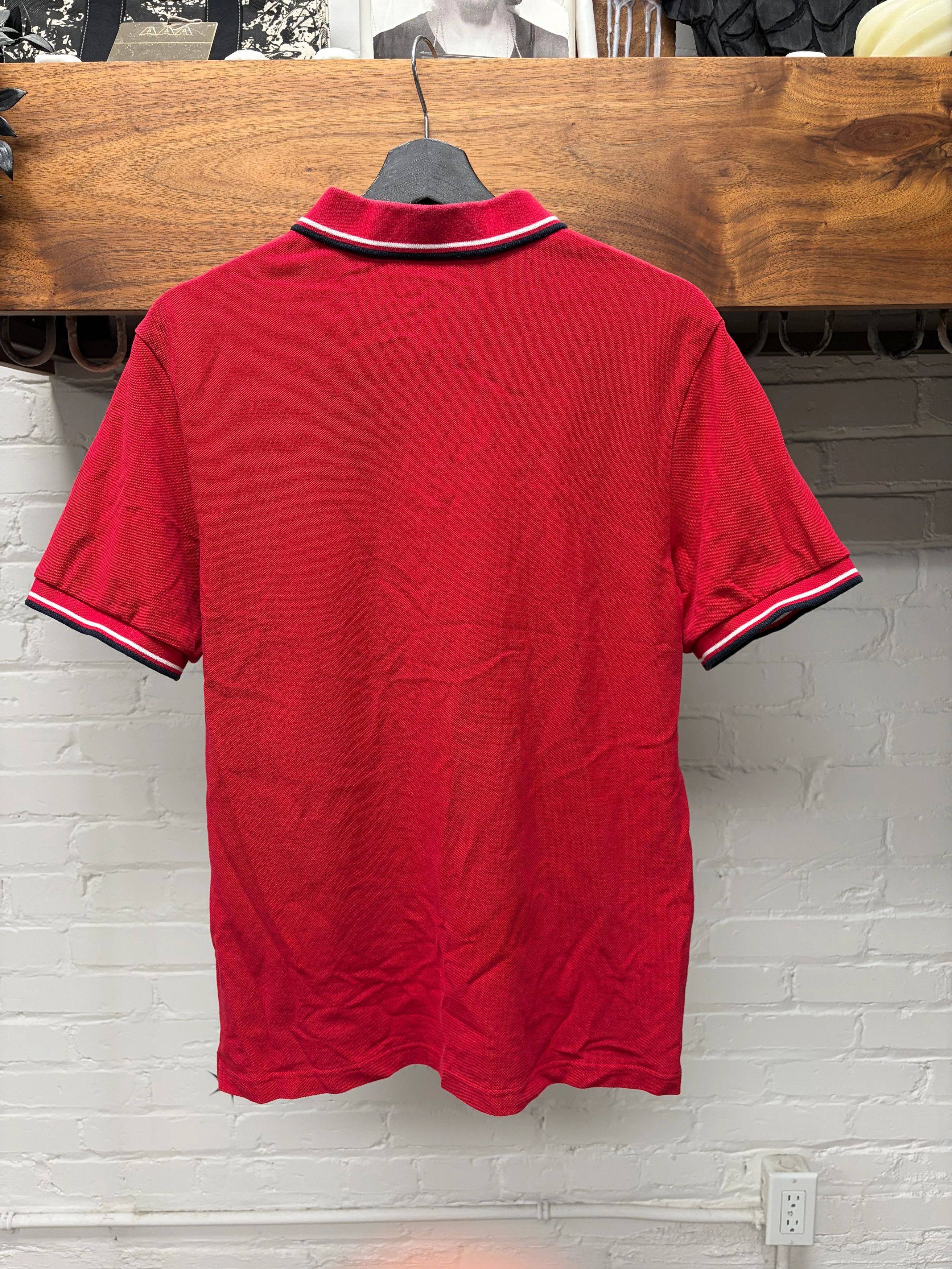 Prada Prada ‘Sport Logo’ Red Cotton Polo Short Sleeve Shirt Size US M / EU 48-50 / 2 - 4 Thumbnail