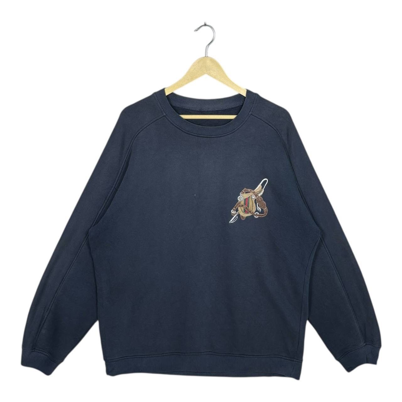 Vintage Vintage Designer Sweatshirt Inspired by GUCCI Crewneck Size US L / EU 52-54 / 3 - 1 Thumbnail