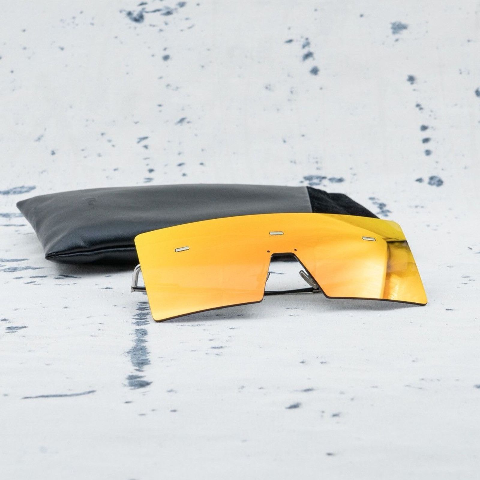 Dior Vintage dior gradient orange mirrored shield sunglasses Size ONE SIZE - 7 Thumbnail