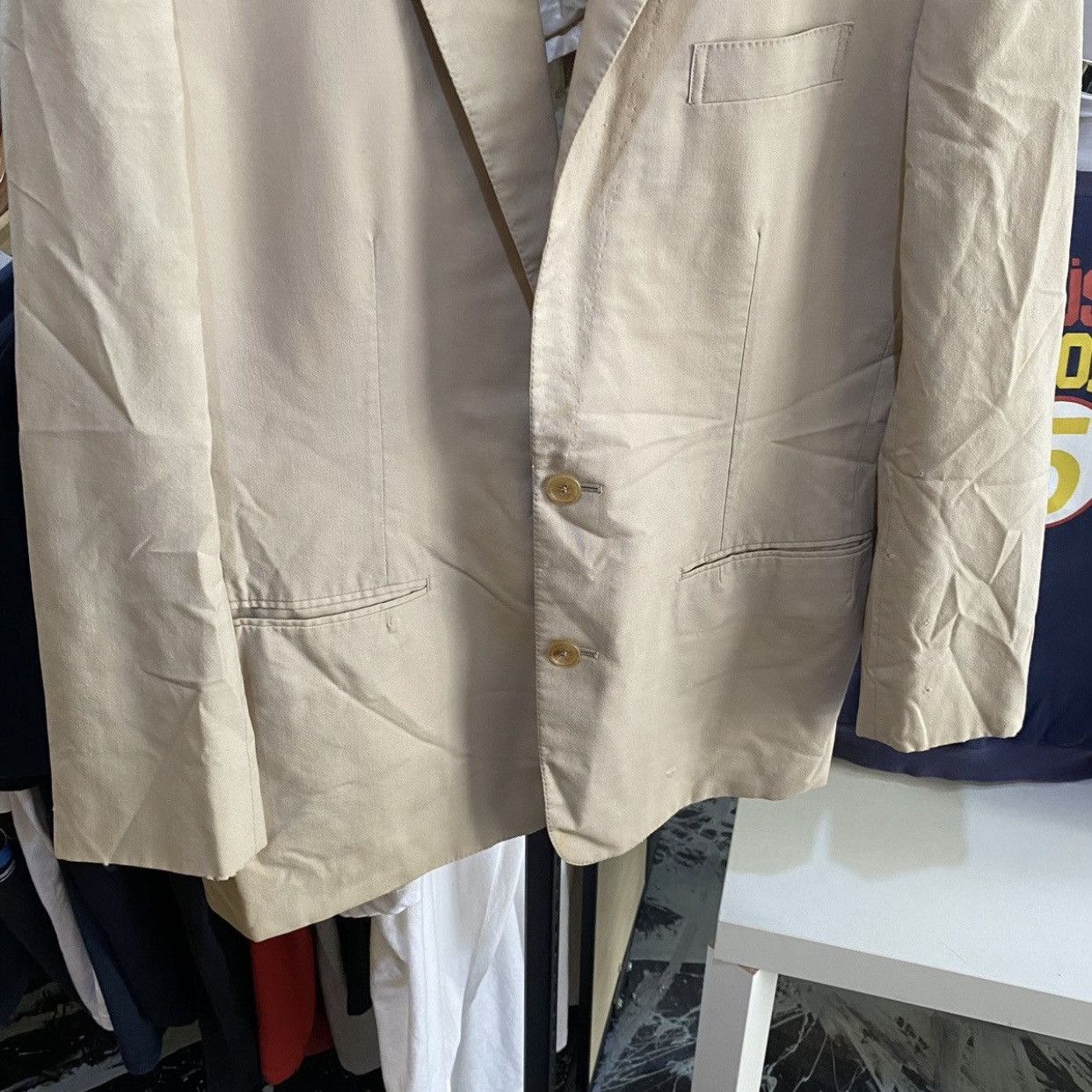 Yohji Yamamoto Yohji Yamamoto Y's For Men Ivory 2-Button Tailored Archive Size US M / EU 48-50 / 2 - 4 Thumbnail