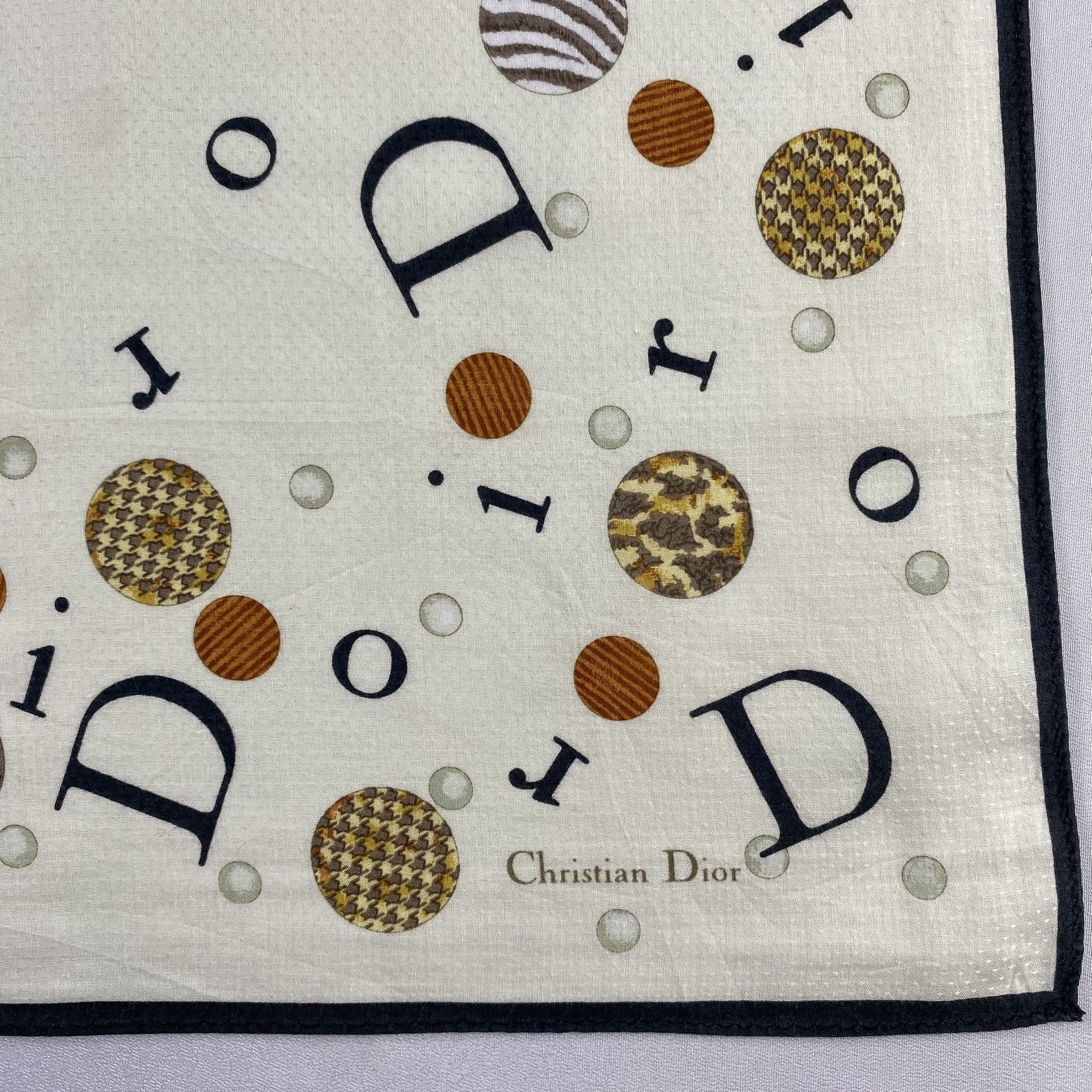Christian Dior Monsieur × Vintage Christian Dior Monsieur Handkerchief / Neckerchief-P845 Size ONE SIZE - 3 Thumbnail