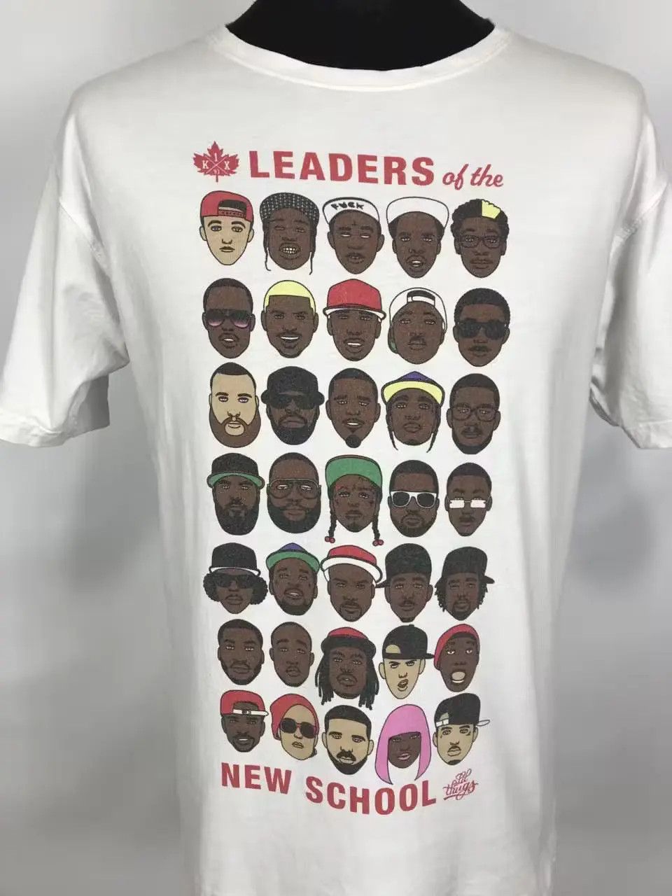 Band Tees × K1X × Rap Tees K1X tshirt leaders of the new school rap Size US L / EU 52-54 / 3 - 3 Thumbnail
