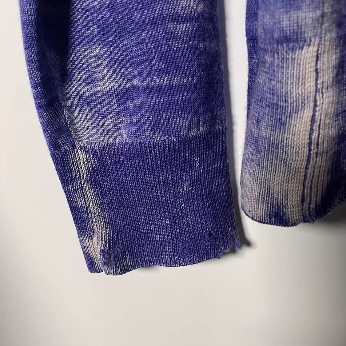 Stone Island Stone Island Vintage Violet Gradient Washed Knit Size US XL / EU 56 / 4 - 6 Thumbnail