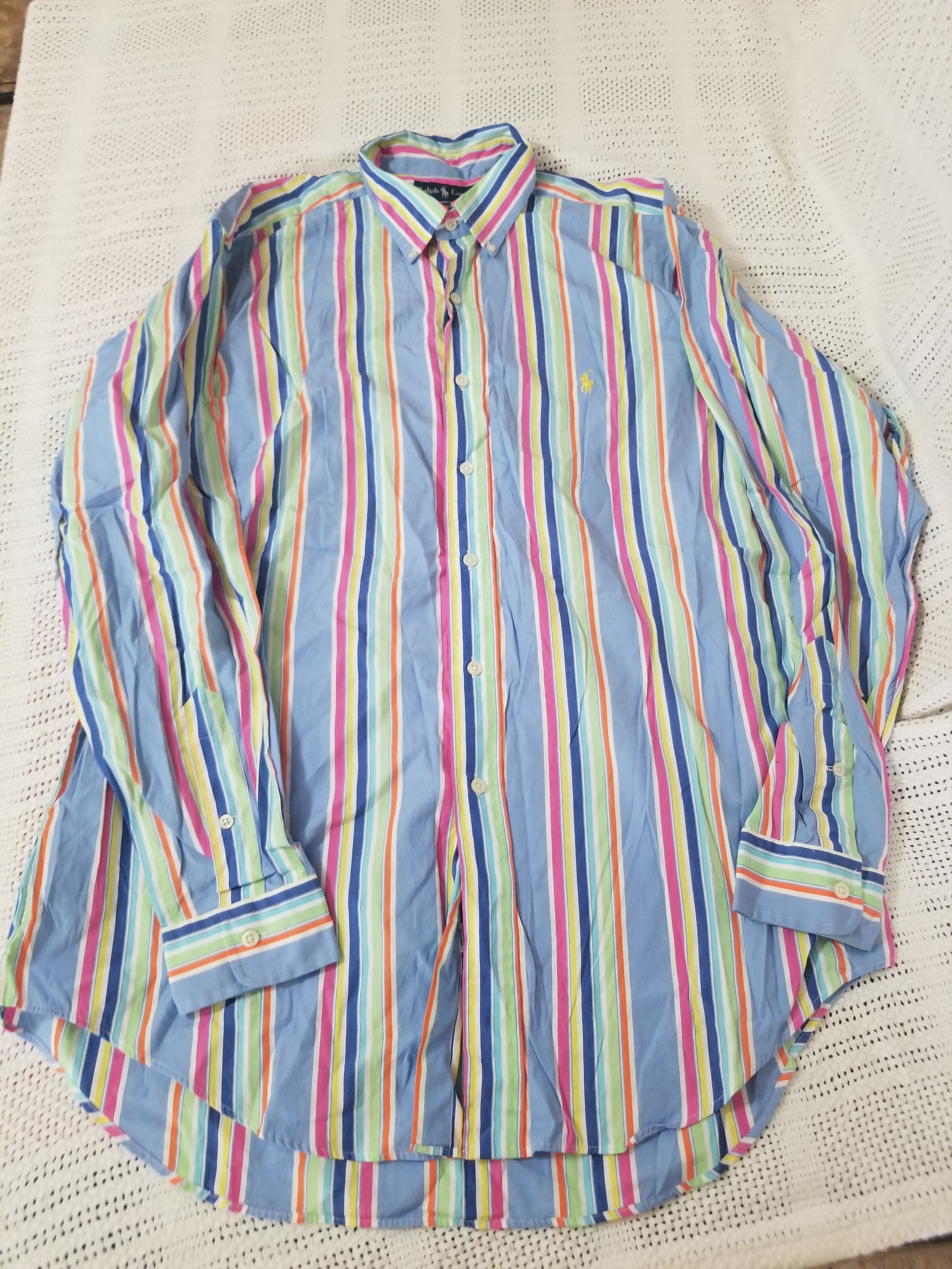 Polo Ralph Lauren MULTICOLOR STRIPES CASUAL Size US L / EU 52-54 / 3 - 2 Thumbnail