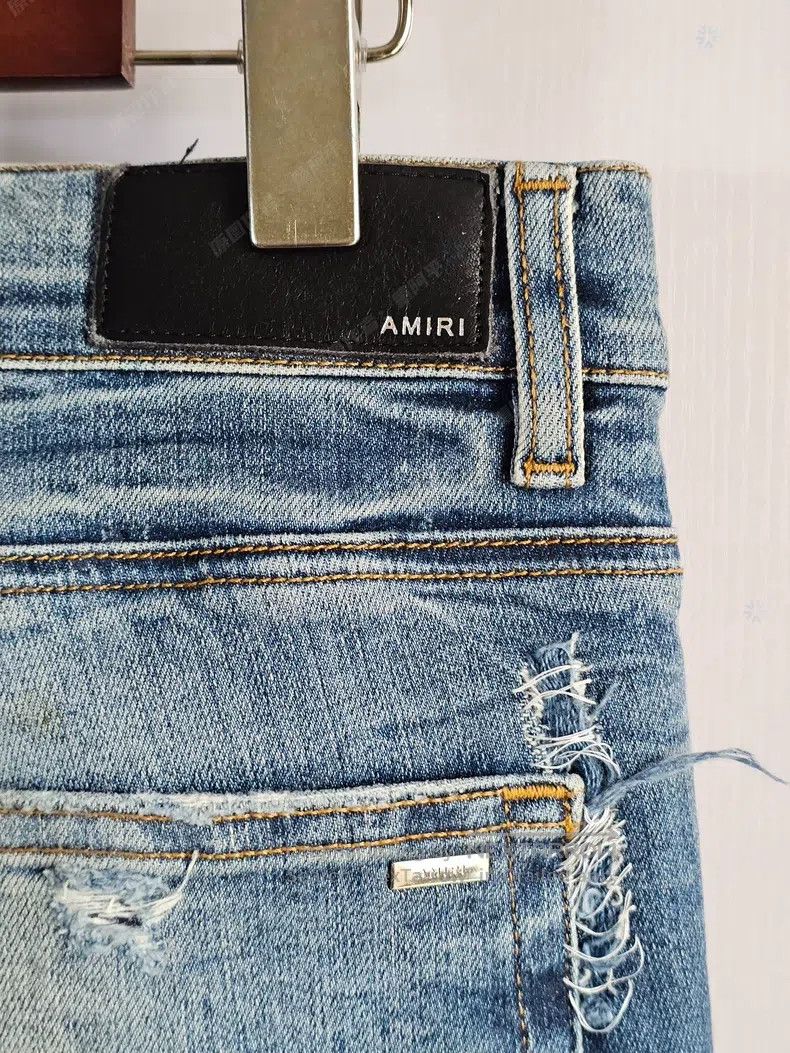 Amiri Amiri Washed Hole Denim Jeans Size US 33 - 5 Thumbnail