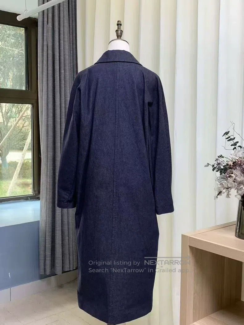 Max Mara Max Mara Classic Denim Coat Size XS / US 0-2 / IT 36-38 - 4 Thumbnail