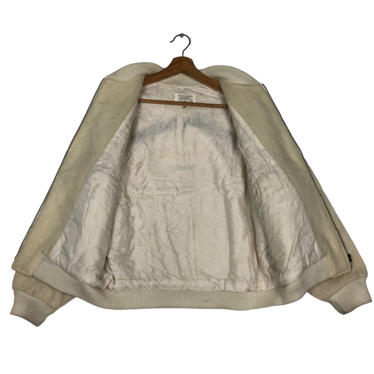 Hysteric Glamour 🔥VTG WOOL BOMBER JACKET JULIEDA JAPAN MADE BIG LOGO Size US S / EU 44-46 / 1 - 11 Thumbnail