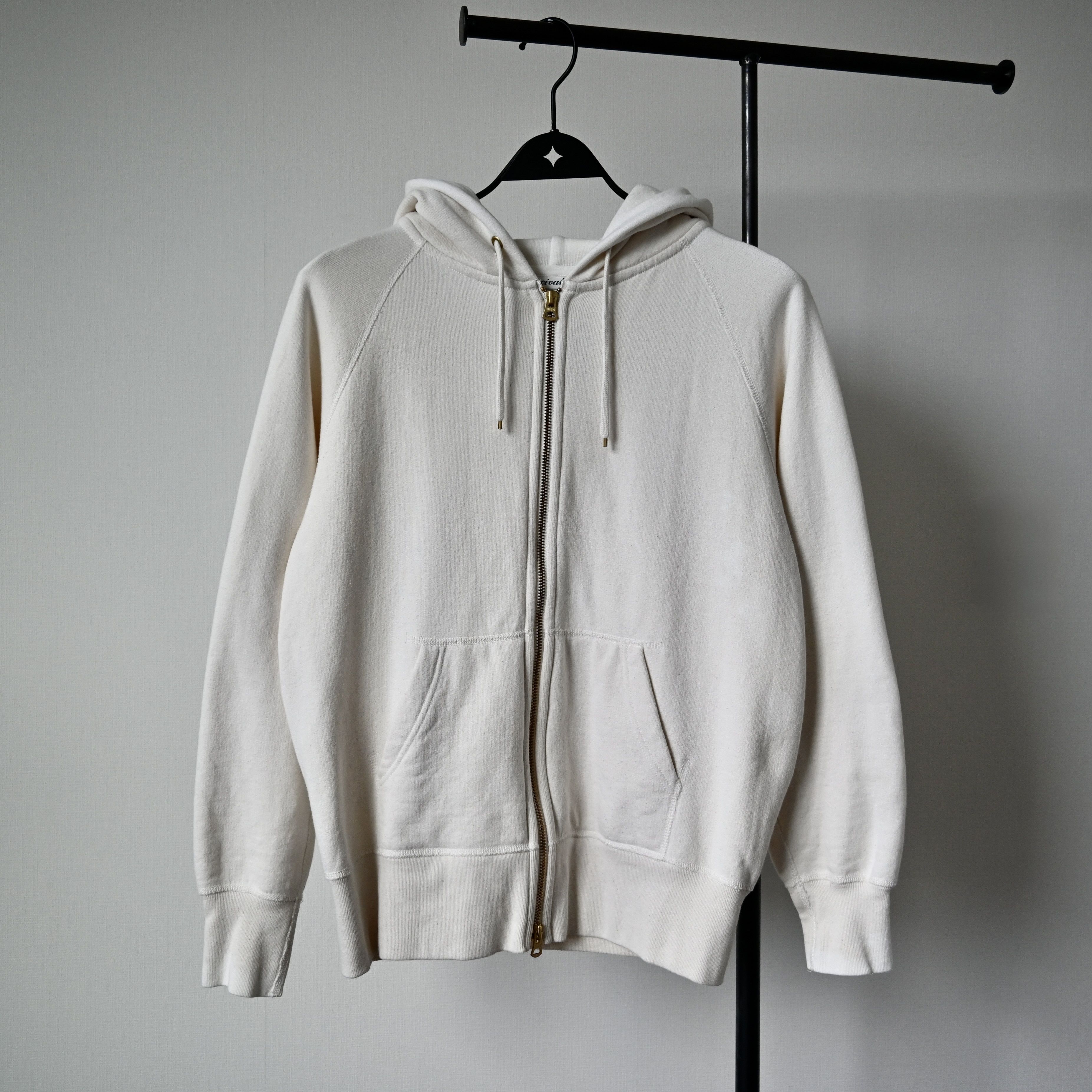 Orcival ORCIVAL loopwheeled ecru cotton zip-up hoodie Size S / US 4 / IT 40 - 1 Thumbnail