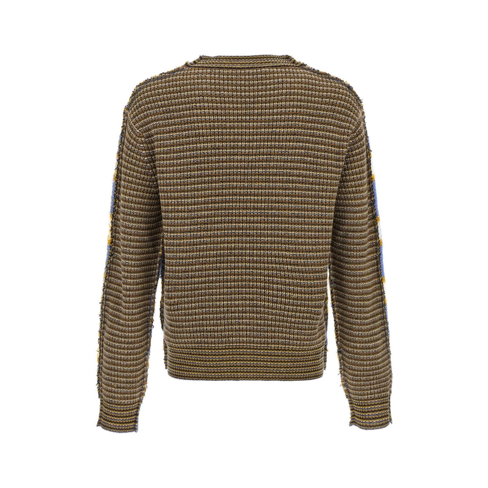 Marni MARNI Contrast Back Striped Knit Sweater New & Authentic (Me Size US XL / EU 56 / 4 - 2 Thumbnail