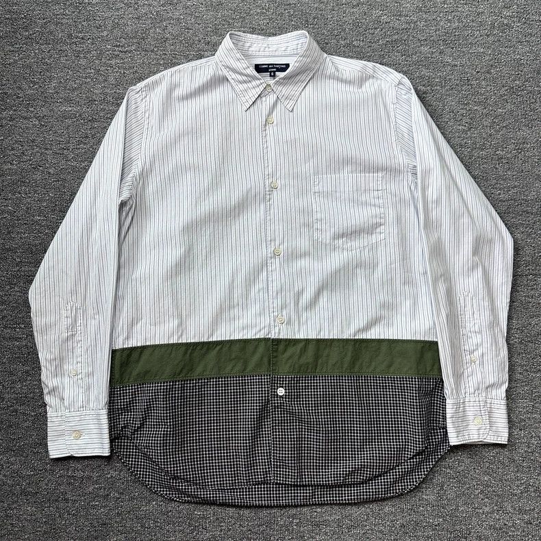 Comme des Garcons Comme Des Garcons Striped plaid color-blocking patchwork s Size US S / EU 44-46 / 1 - 1 Thumbnail