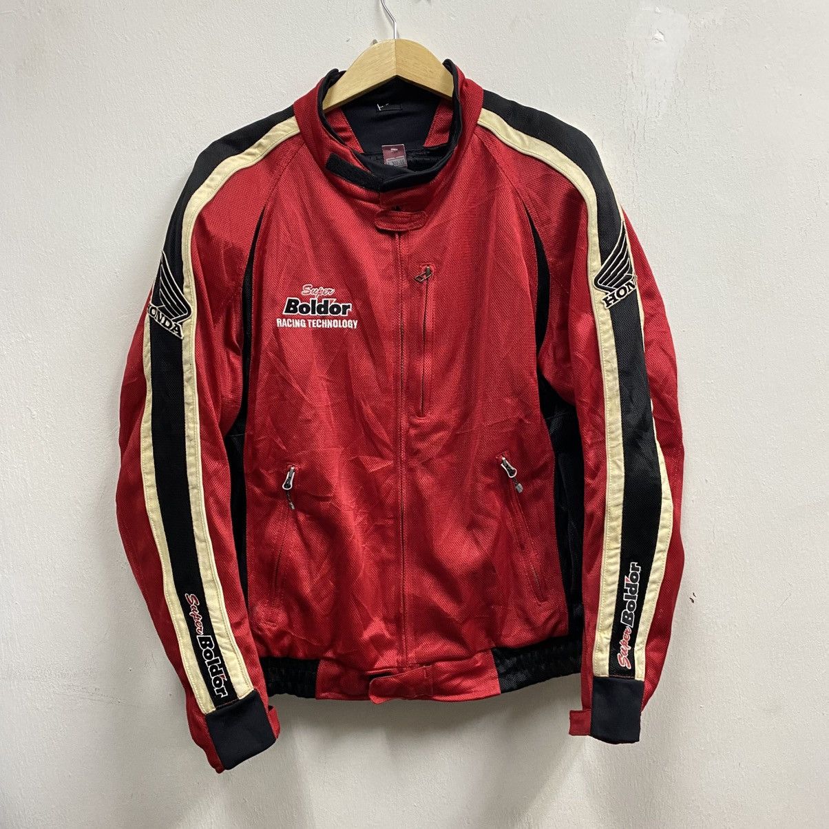 Honda VTG‼️ Honda Super Boldor Racing Technology motorcycle jacket Size US XL / EU 56 / 4 - 1 Thumbnail