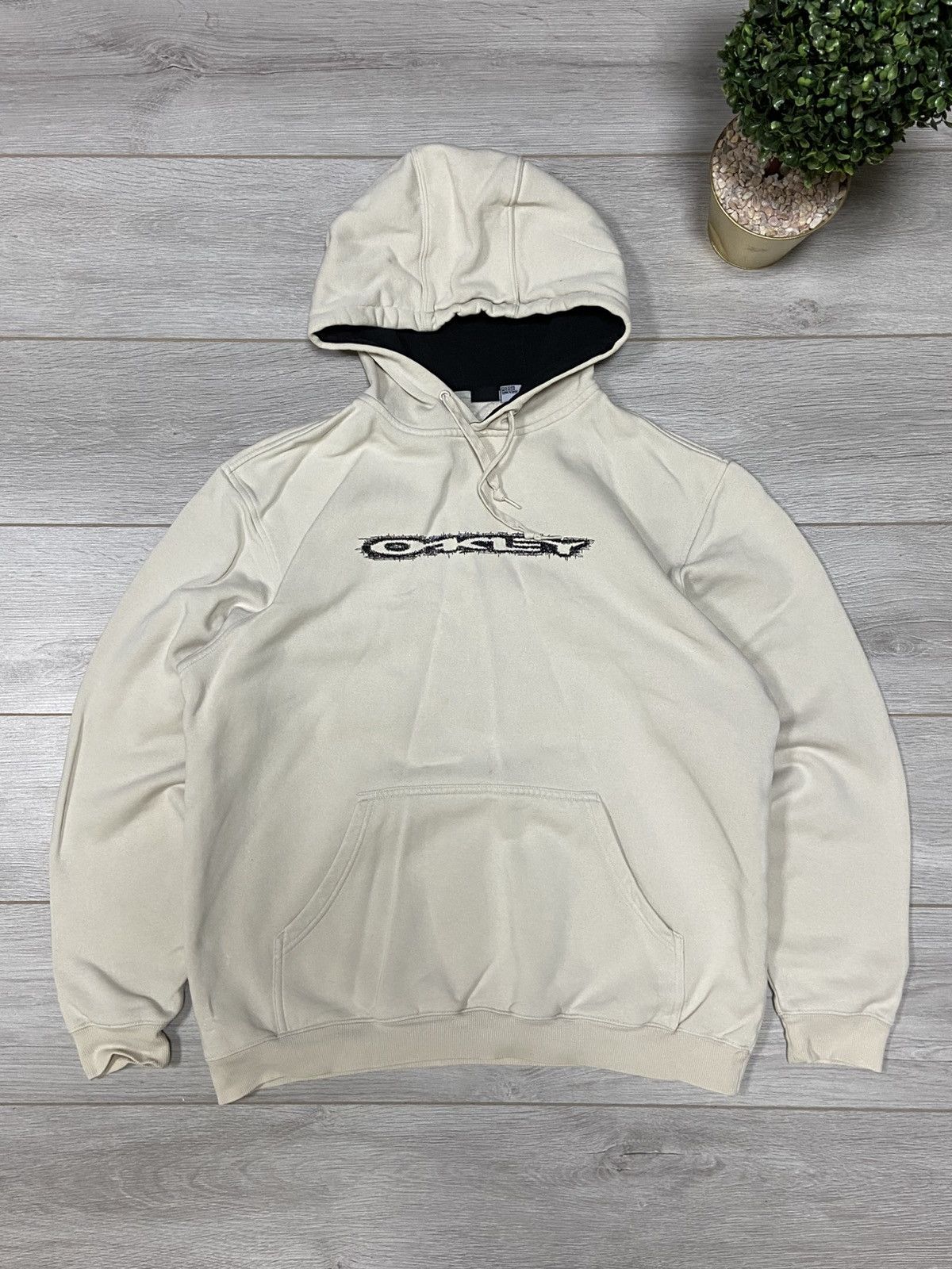 Oakley × Streetwear × Vintage 🔥VNTG OAKLEY CENTER LOGO DISTRESSED