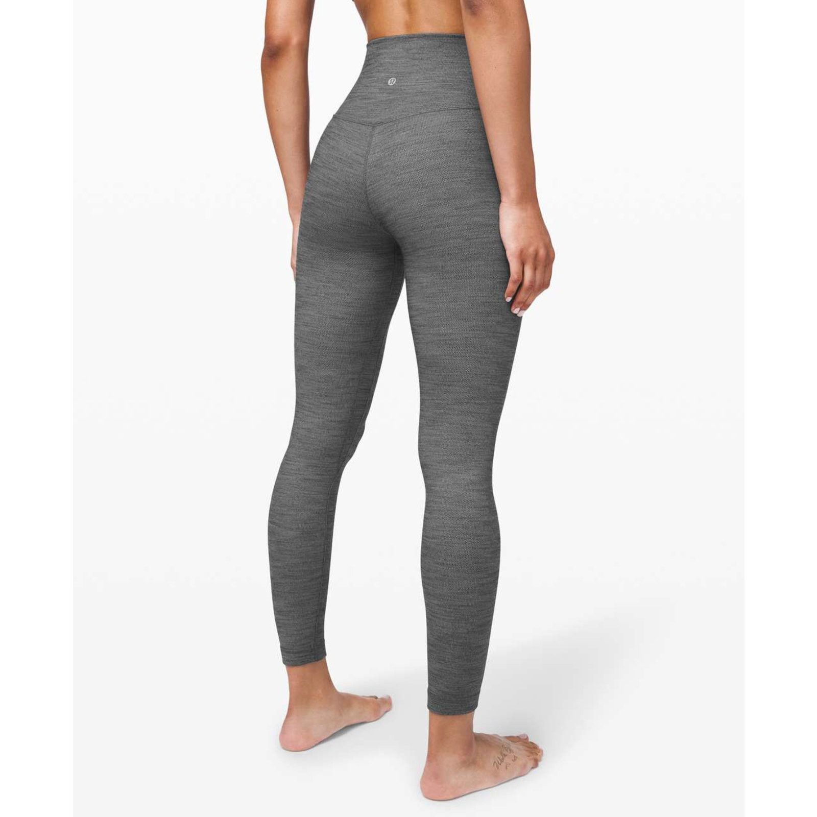 Lululemon Lululemon Align Pant 25" Herringbone Heathered Leggings 2 Size 26" / US 2 / IT 38 - 2 Thumbnail