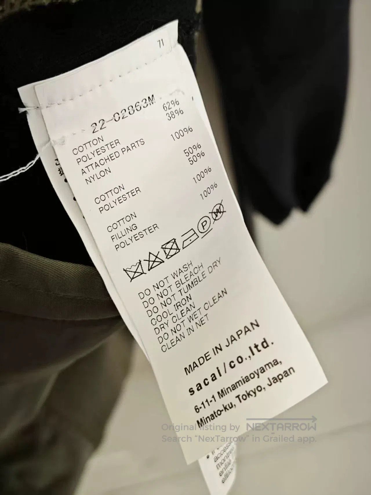 Sacai Sacai Spliced Zip Hooded Pilot Jacket. Size US M / EU 48-50 / 2 - 5 Thumbnail