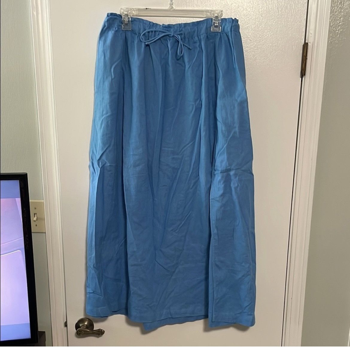 Abercrombie & Fitch Abercrombie & Fitch Blue Maxi Skirt Size 34" / US 12 / IT 48 - 1 Thumbnail