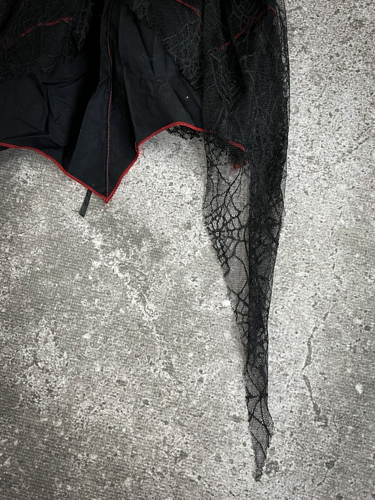 If Six Was Nine Addictrap Mesh Spider Gothic Mini Skirt Size 31" - 4 Thumbnail