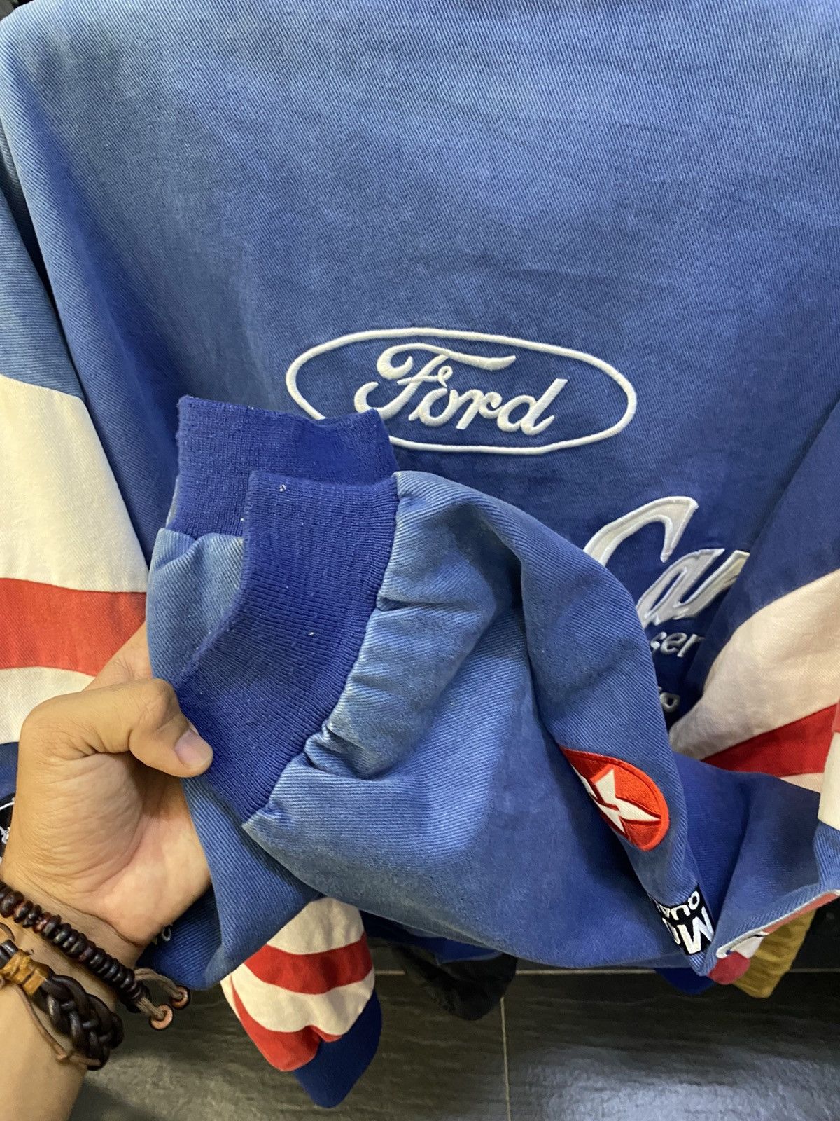 NASCAR OFFER ME NOW ‼️VTG NASCAR Racing Jacket Ford 🔥 Size US XL / EU 56 / 4 - 15 Thumbnail