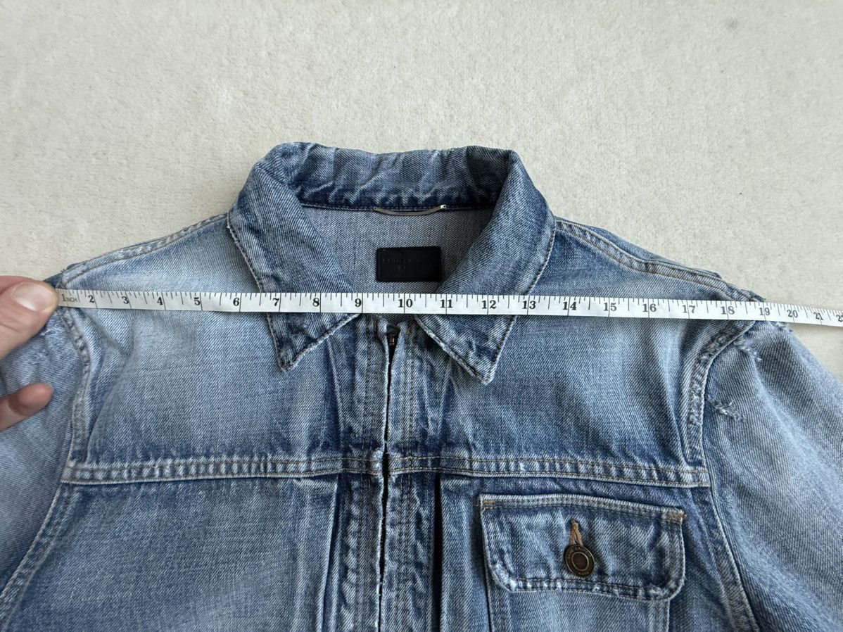 Saint Laurent Paris SS22 Saint Laurent zip distressed denim trucker jacket 50 Size US M / EU 48-50 / 2 - 3 Thumbnail