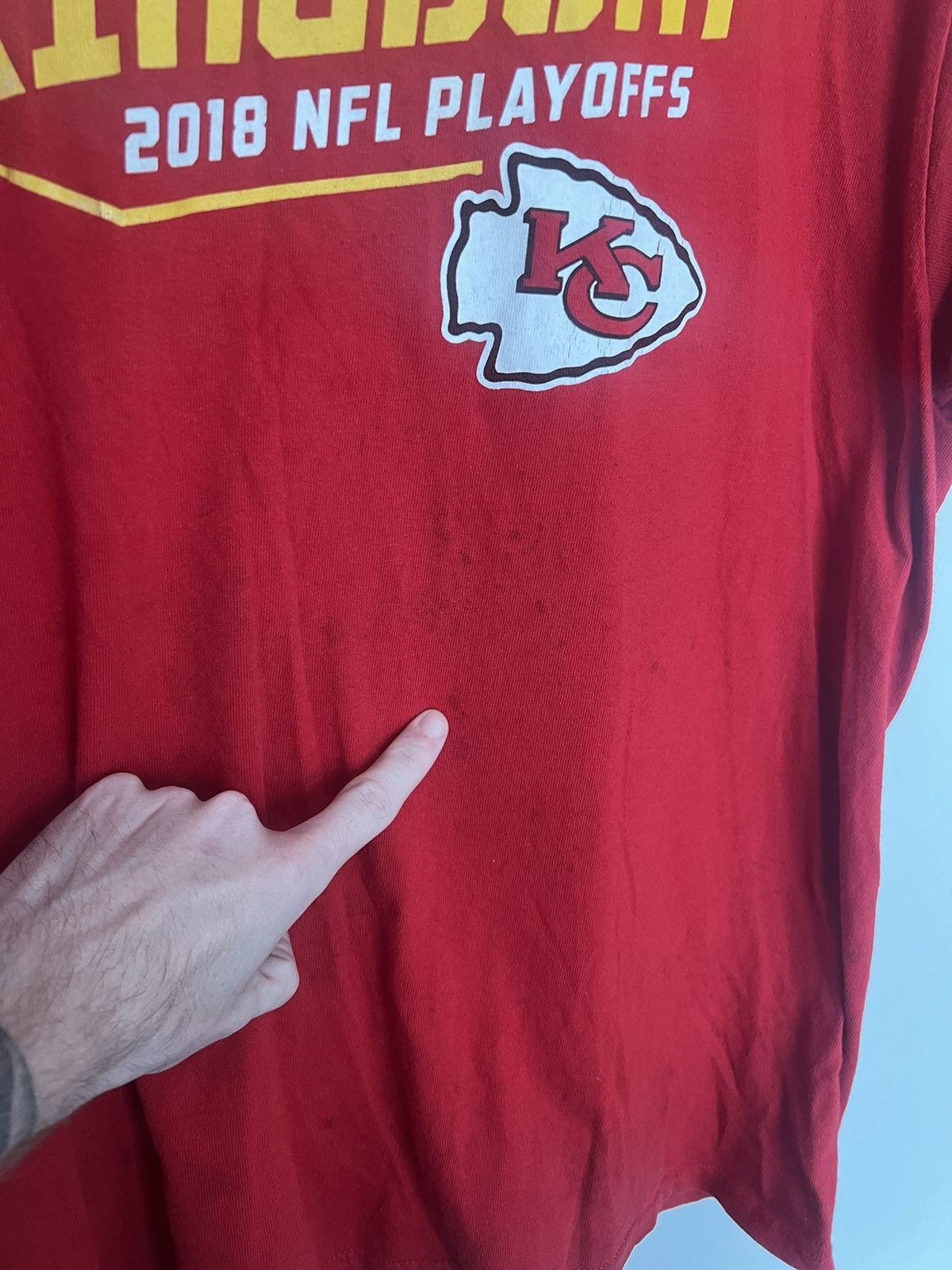 NFL Vintage Kansas City Chiefs Playoffs Shirt Size US XL / EU 56 / 4 - 2 Thumbnail