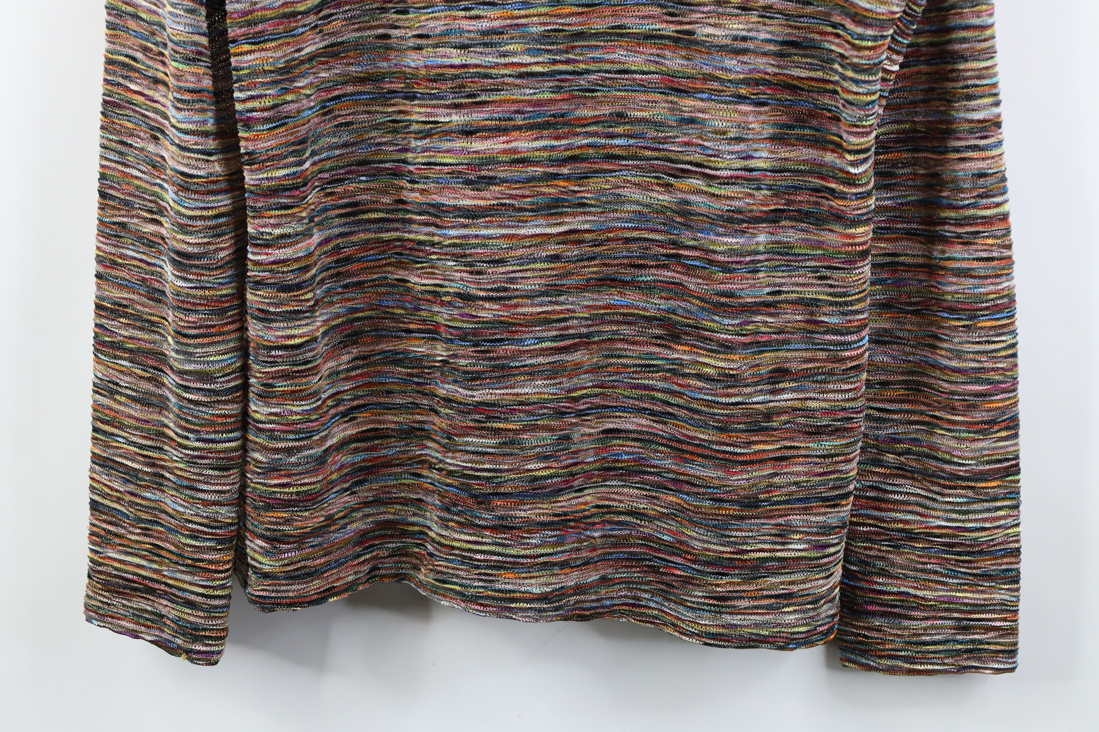Vintage Vintage Y2K Streetwear Rainbow Striped Knit Sweater Bella Size XL / US 12-14 / IT 48-50 - 3 Thumbnail