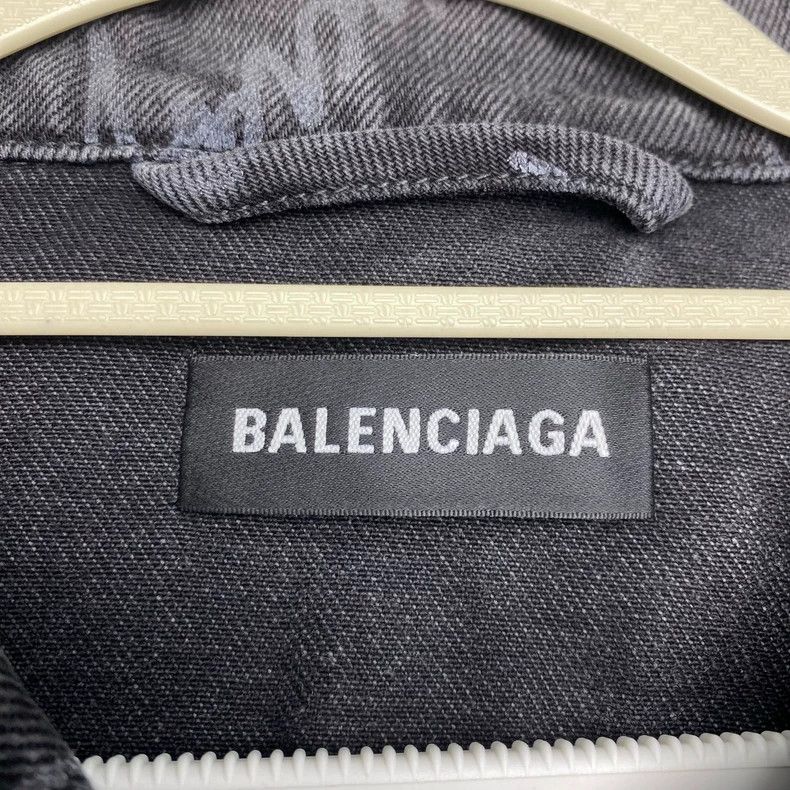 Balenciaga Balenciaga denim jacket Size US XL / EU 56 / 4 - 3 Thumbnail