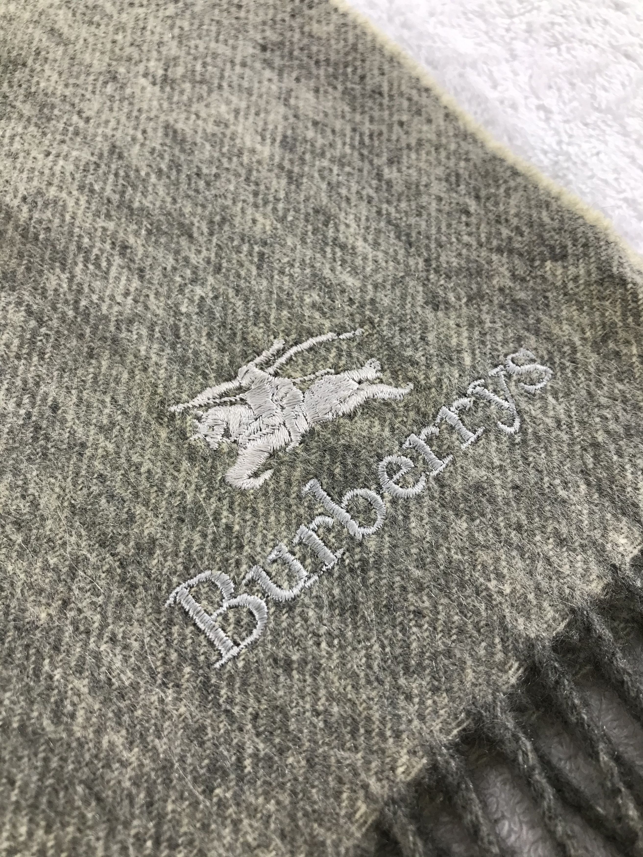 Burberry × Vintage Burberry Scarf / Muffler / Neckwear - WW1358 Size ONE SIZE - 2 Thumbnail