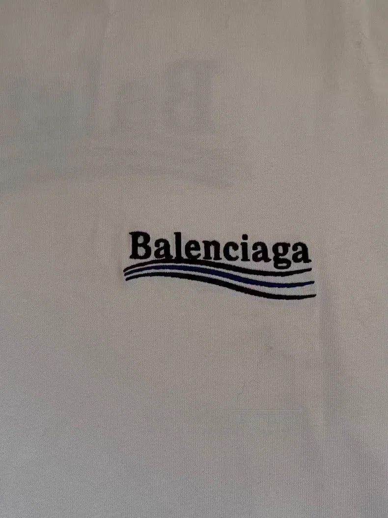 Balenciaga Balenciaga Logo Embroidery Pattern Short Sleeve T-Shirt Size US XS / EU 42 / 0 - 3 Thumbnail