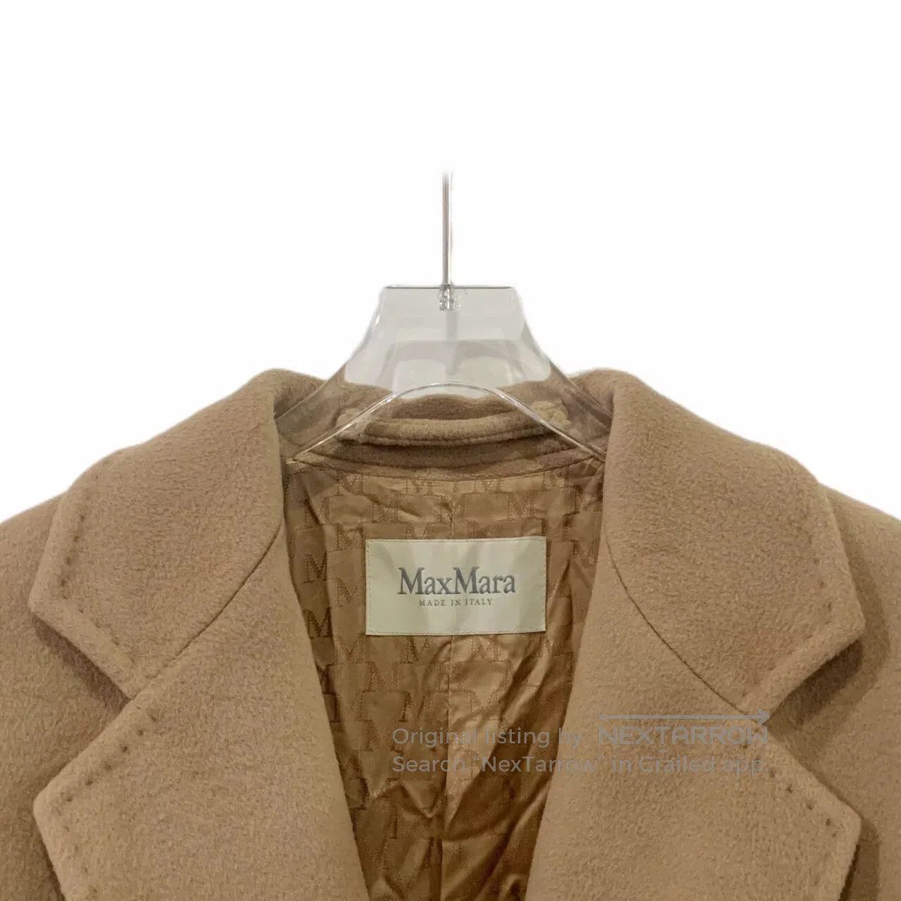 Other Maxmara 101801 Brown Wool Coat XXS. Size US XXS / EU 40 - 3 Thumbnail